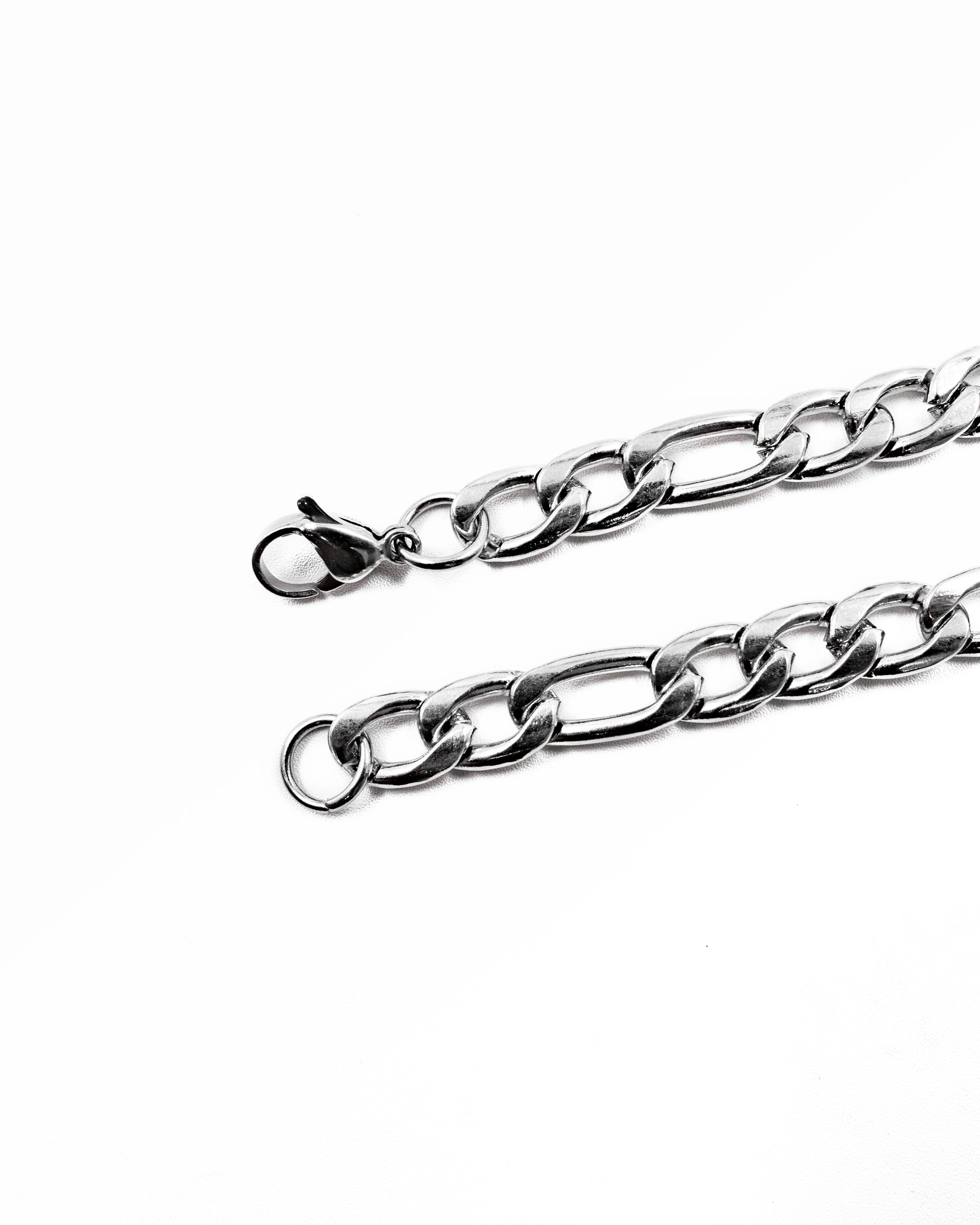 Cadenas Larga de Eslabon Plateada M5 Acero Inoxidable