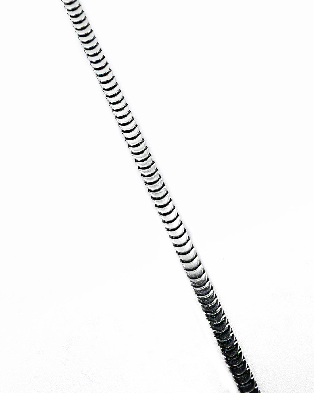 Cadenas Larga de Eslabon Plateada M18 Acero Inoxidable