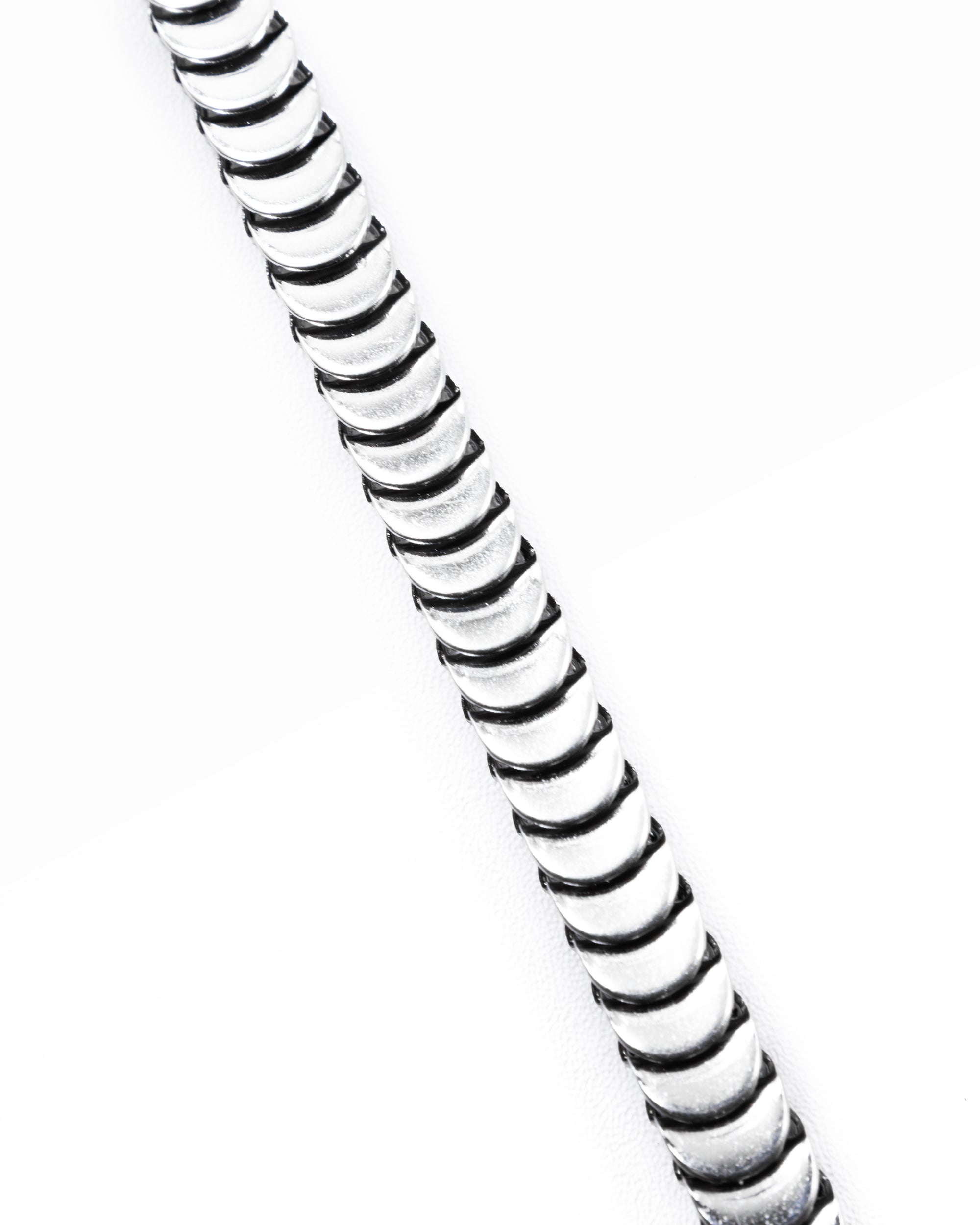 Cadenas Larga de Eslabon Plateada M18 Acero Inoxidable