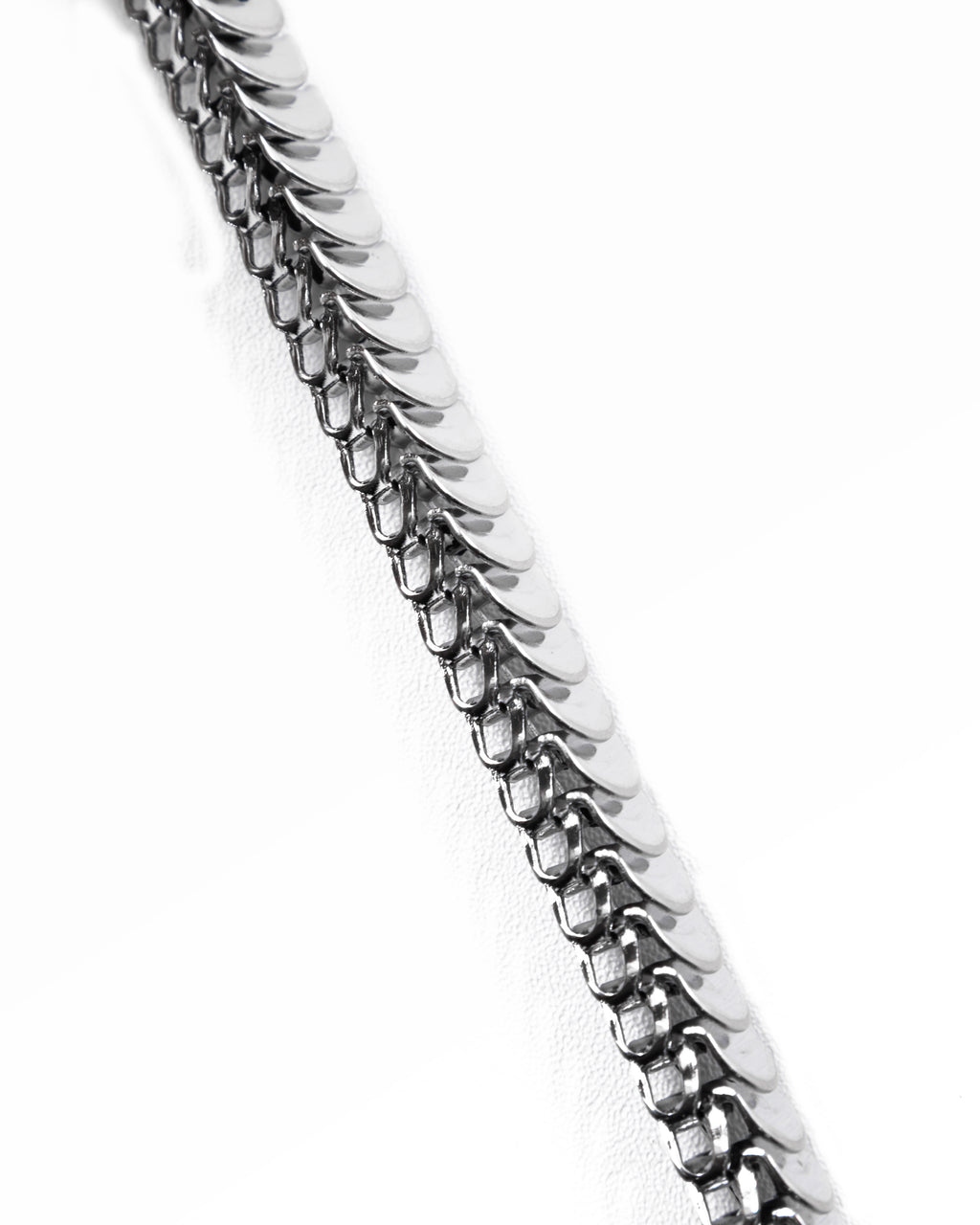 Cadenas Larga de Eslabon Plateada M18 Acero Inoxidable