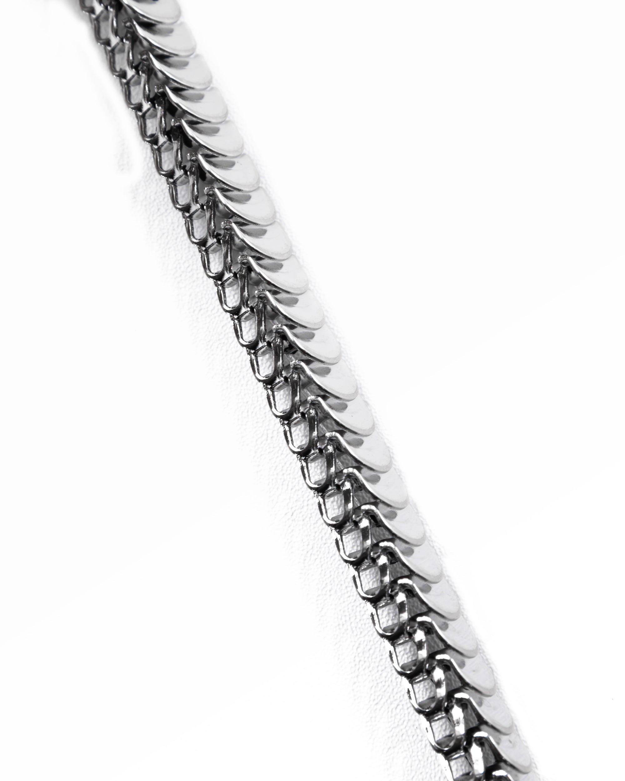 Cadenas Larga de Eslabon Plateada M18 Acero Inoxidable