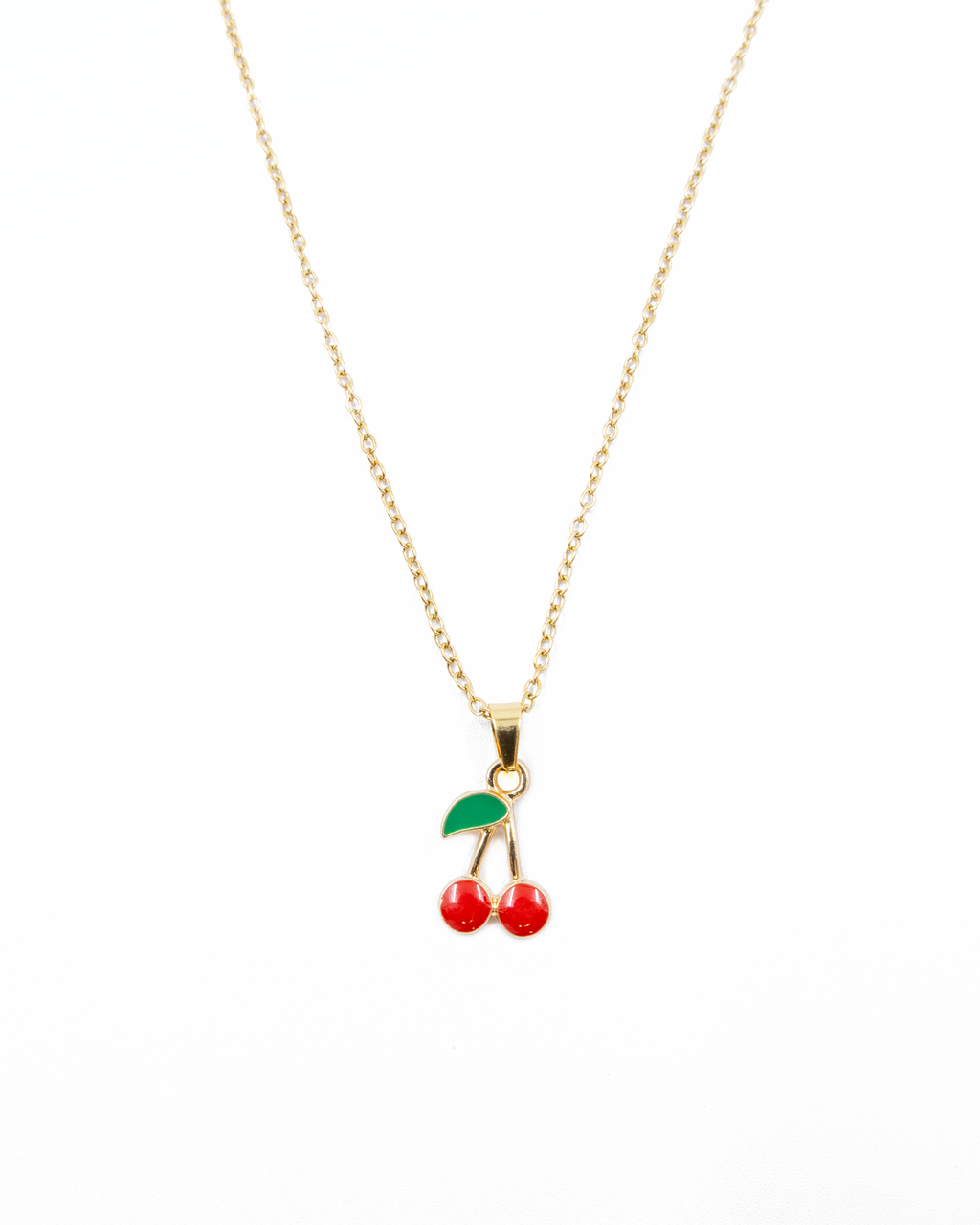 Collar de Cereza - M1 Oro Laminado