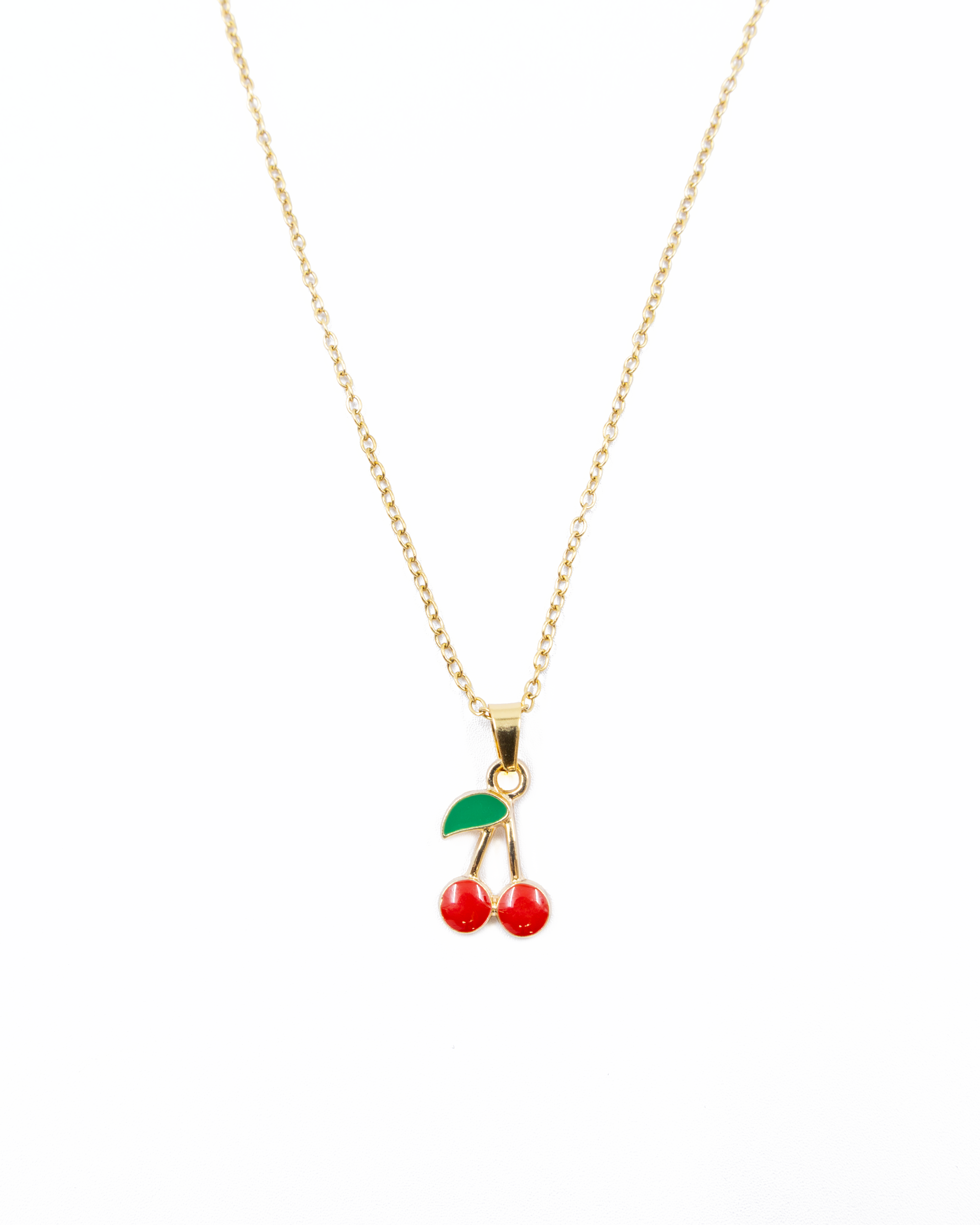 Collar de Cereza - M1 Oro Laminado