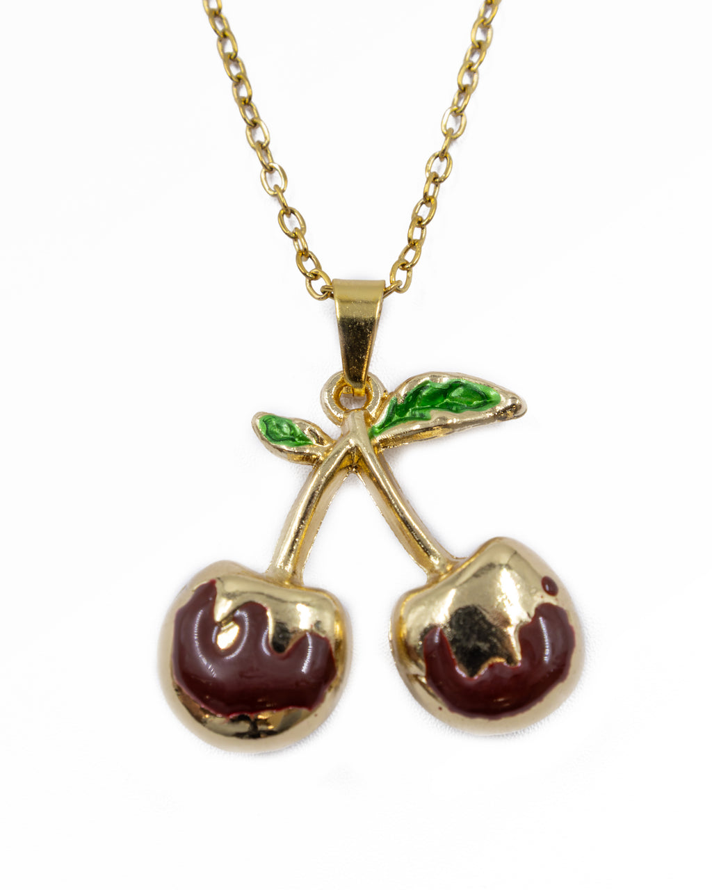 Collar de Cereza - M11 Oro Laminado