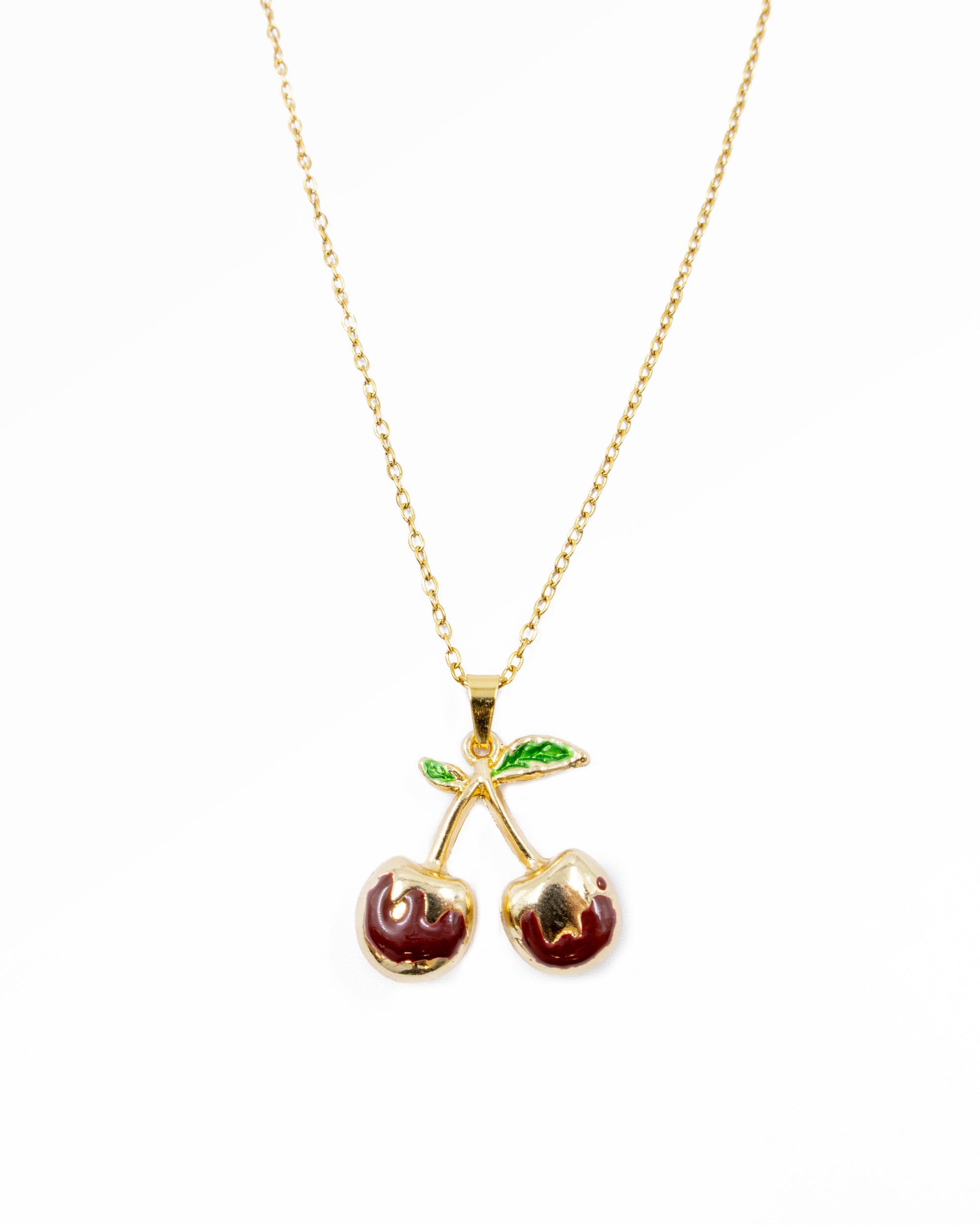 Collar de Cereza - M11 Oro Laminado