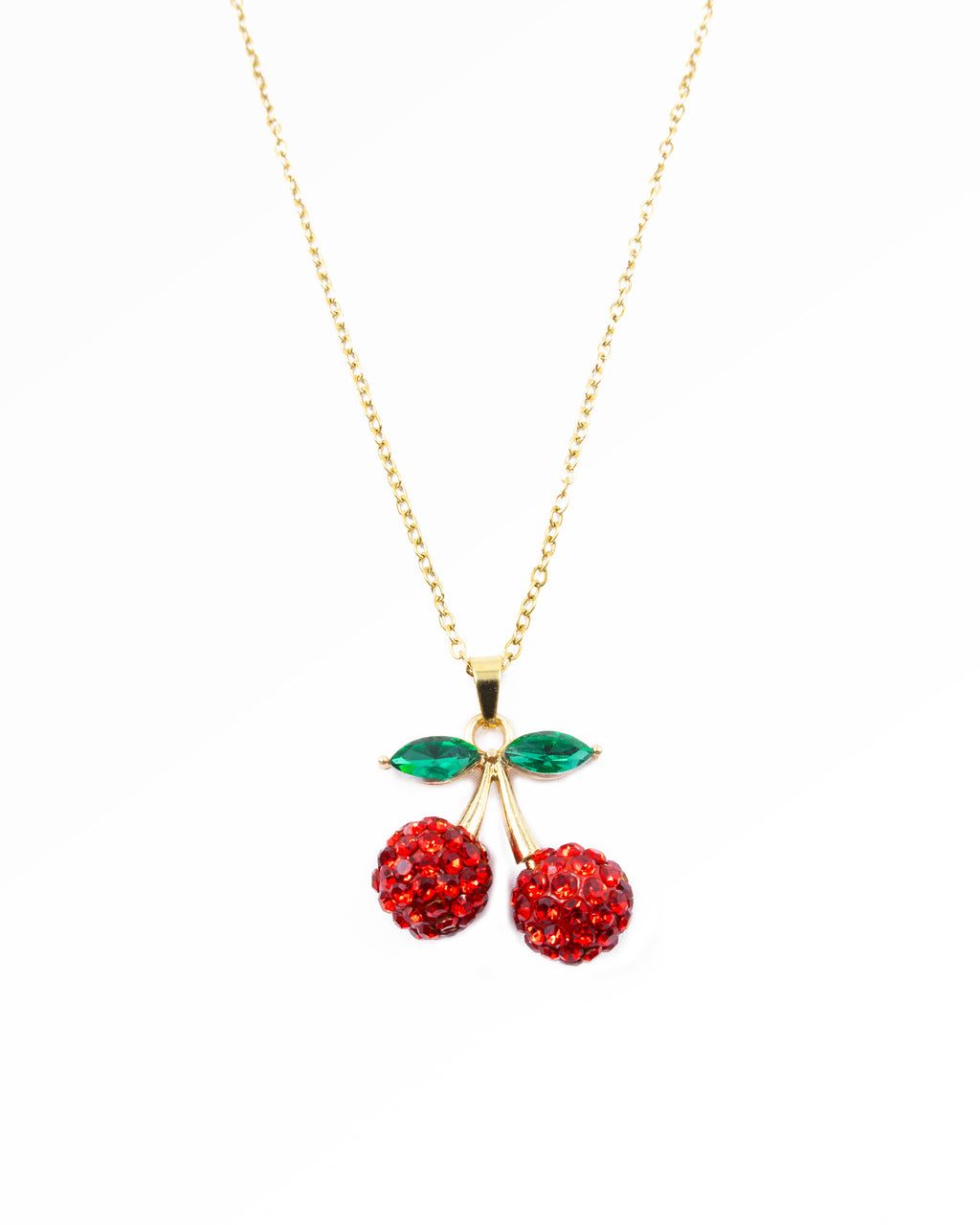 Collar de Cereza - M25 Oro Laminado