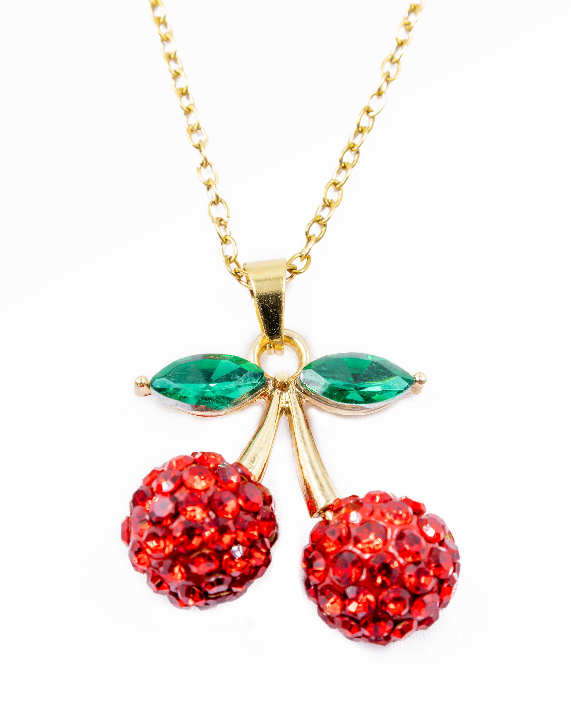 Collar de Cereza - M25 Oro Laminado
