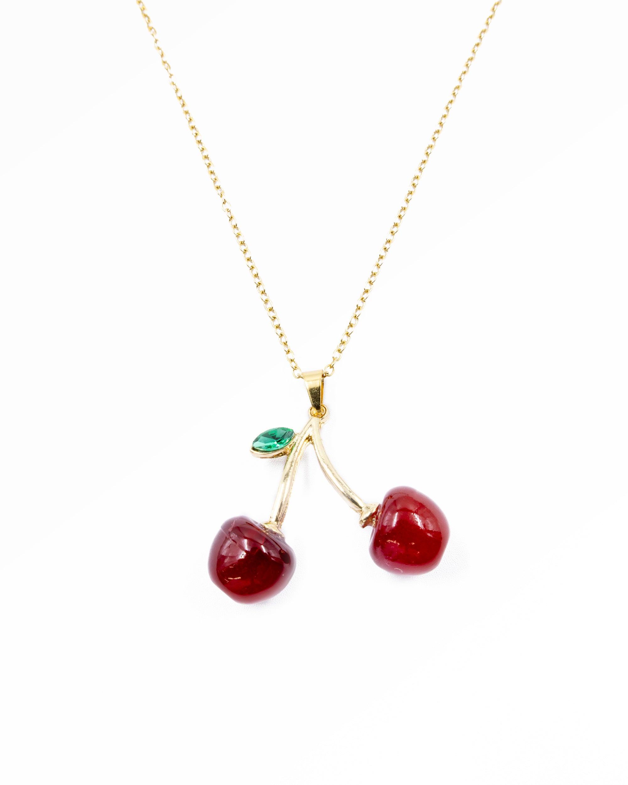 Collar de Cereza - M15 Oro Laminado