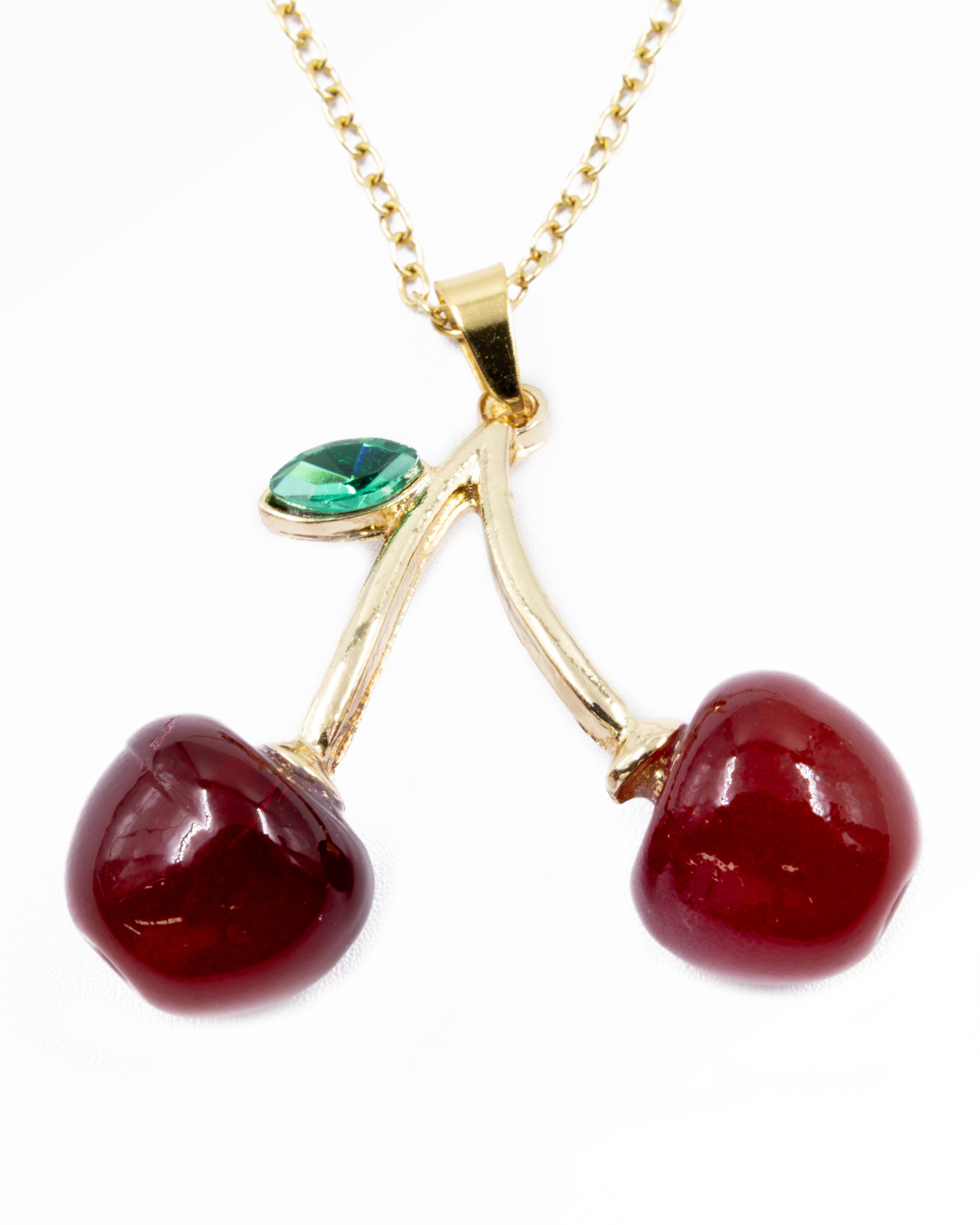 Collar de Cereza - M15 Oro Laminado