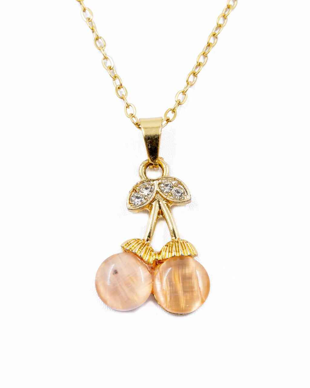 Collar de Cereza - M27 Oro Laminado