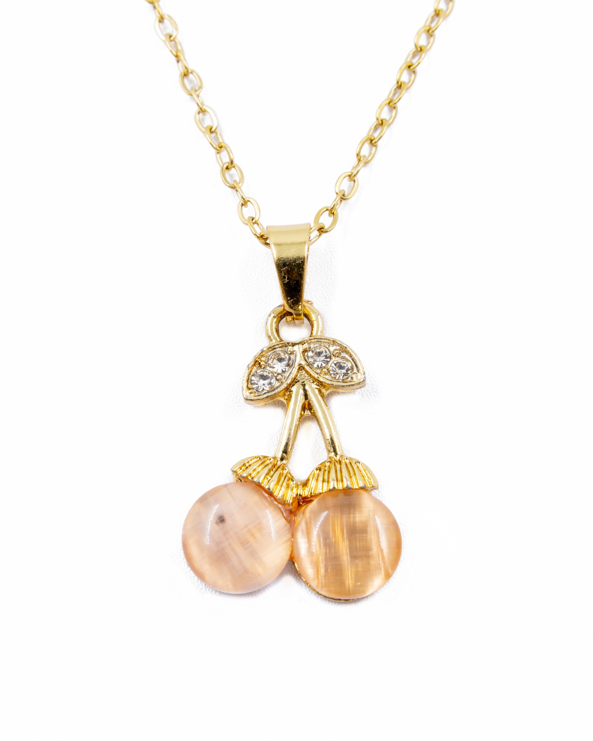 Collar de Cereza - M27 Oro Laminado
