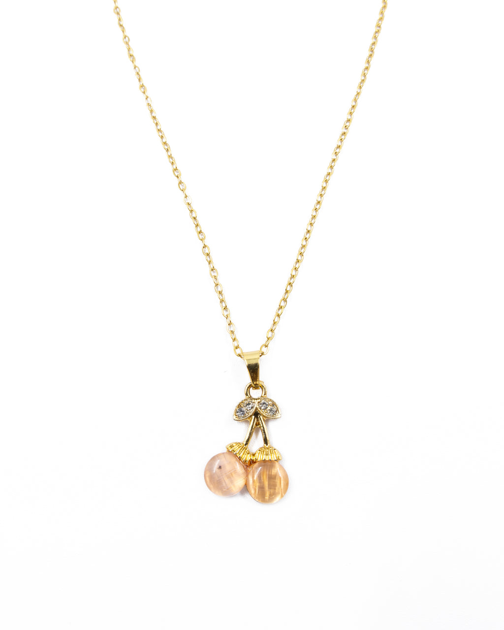 Collar de Cereza - M27 Oro Laminado