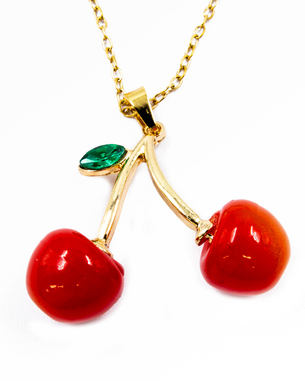 Collar de Cereza - M17 Oro Laminado