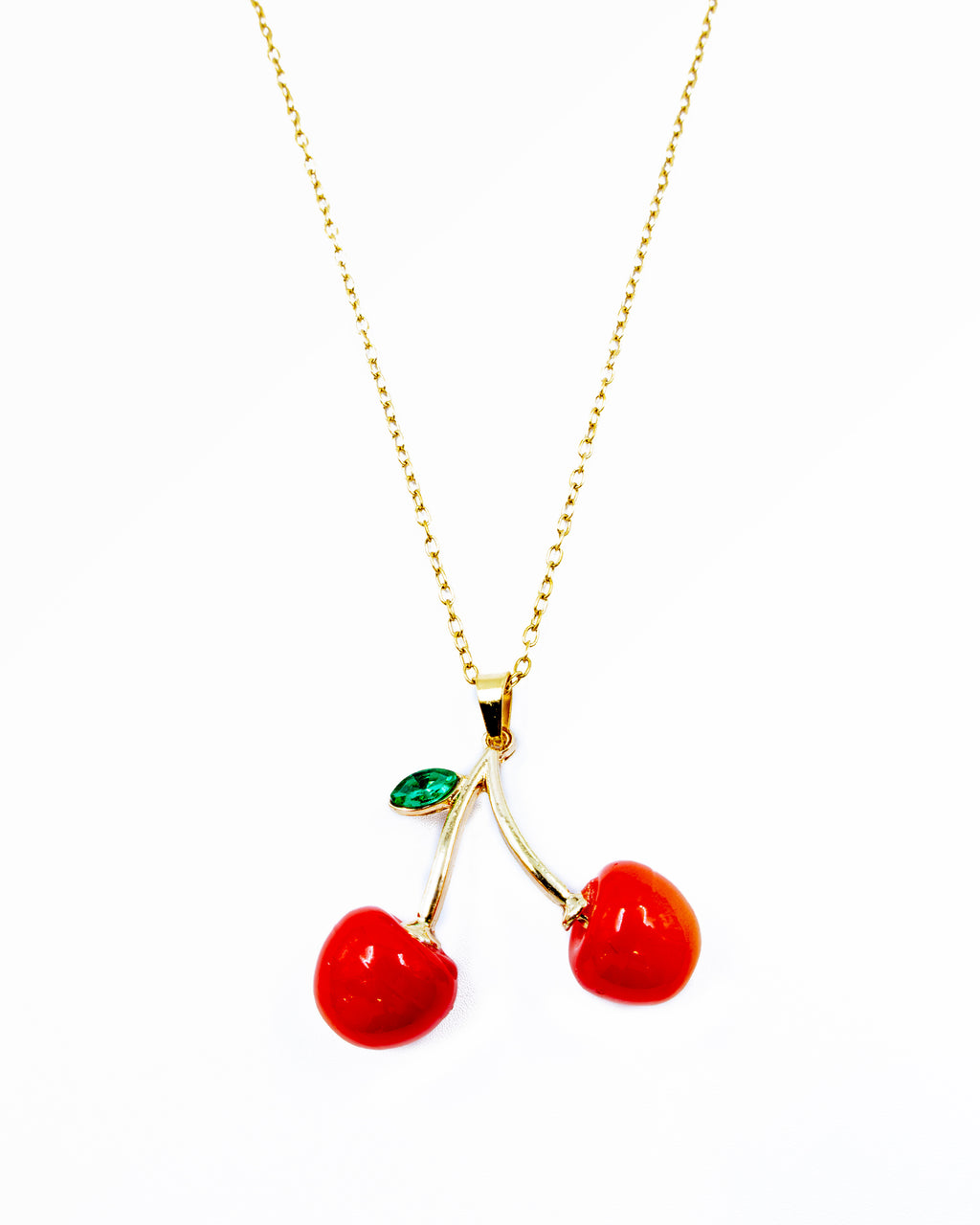 Collar de Cereza - M17 Oro Laminado
