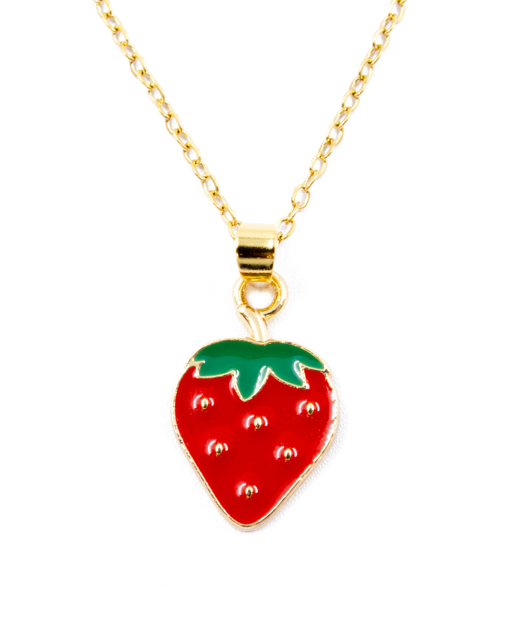 Collar de Fresa - M4 Oro Laminado