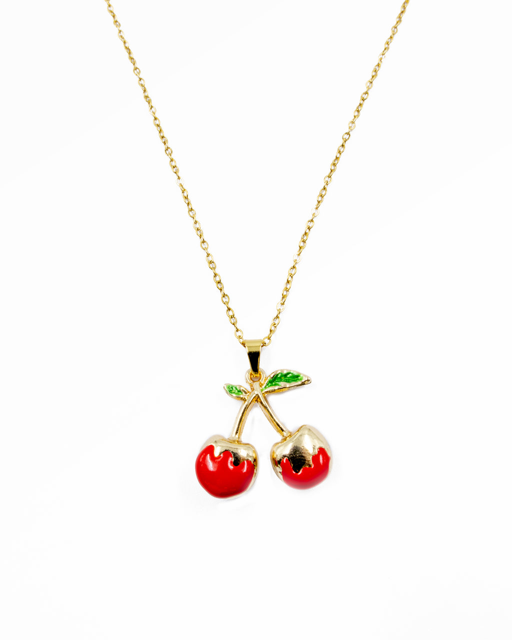 Collar de Cereza - M18 Oro Laminado