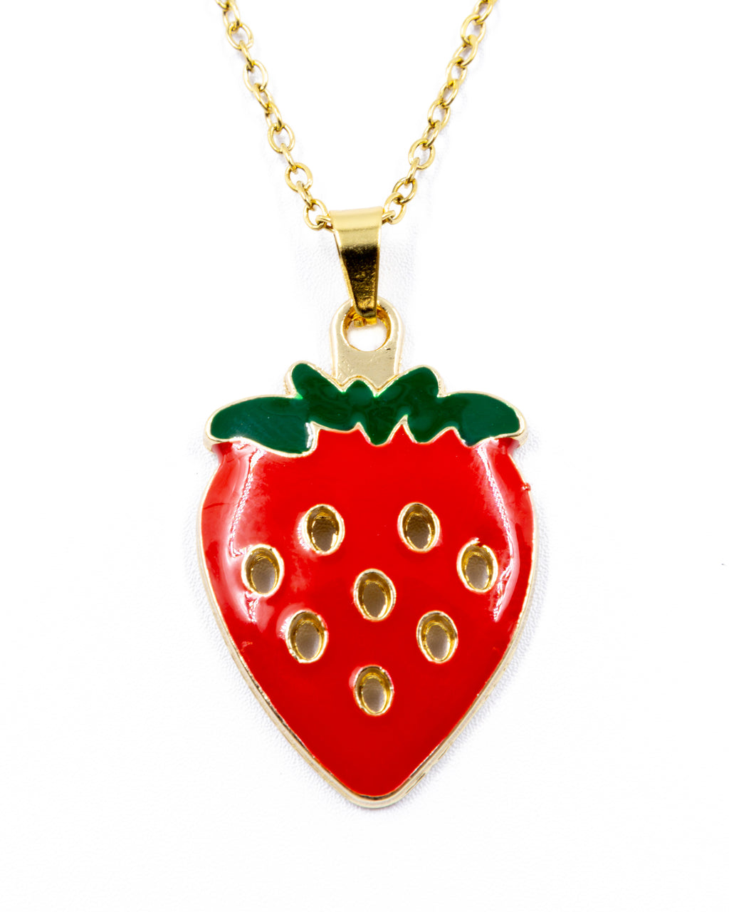 Collar de Fresa - M5 Oro Laminado