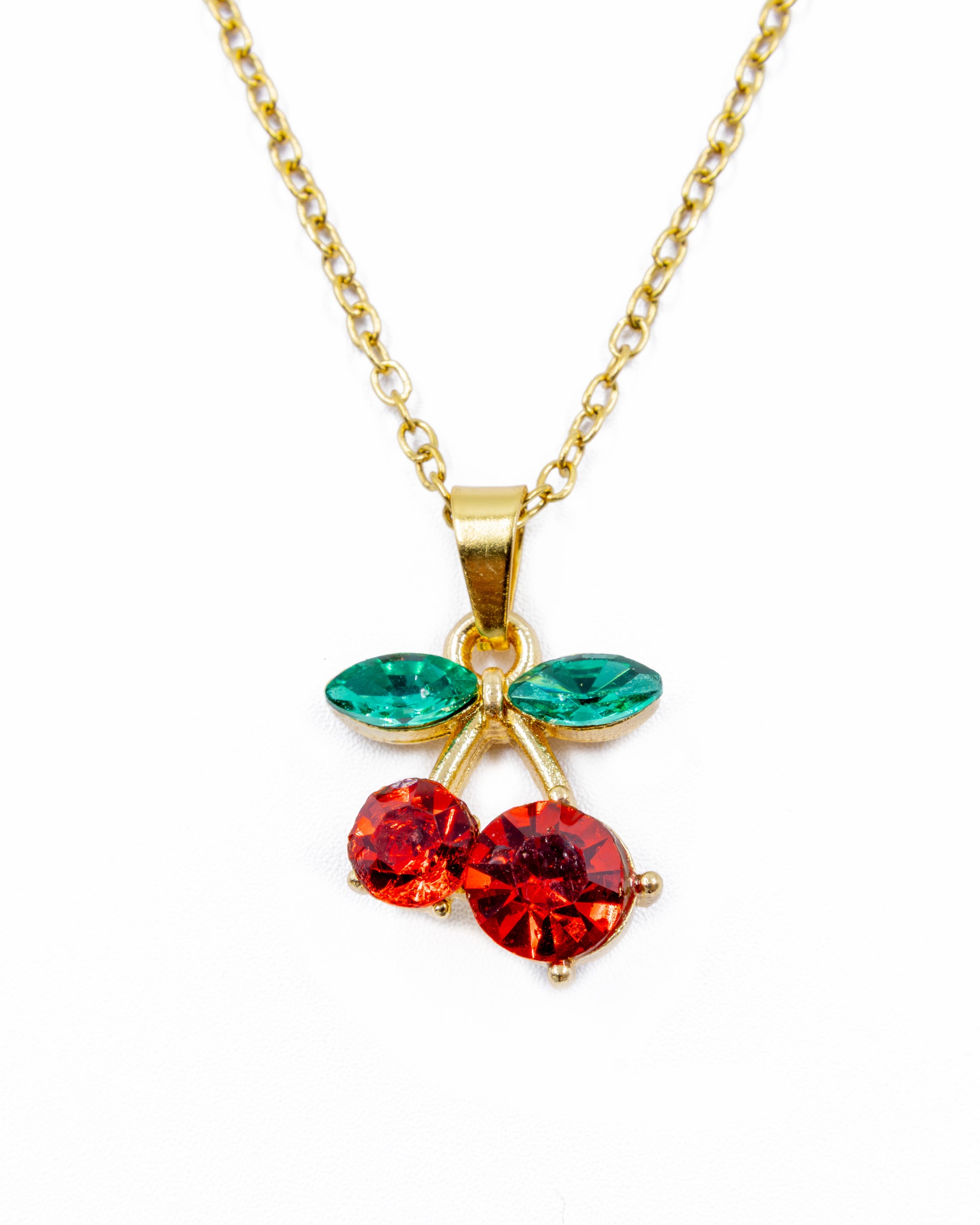 Collar de Cereza - M3 Oro Laminado