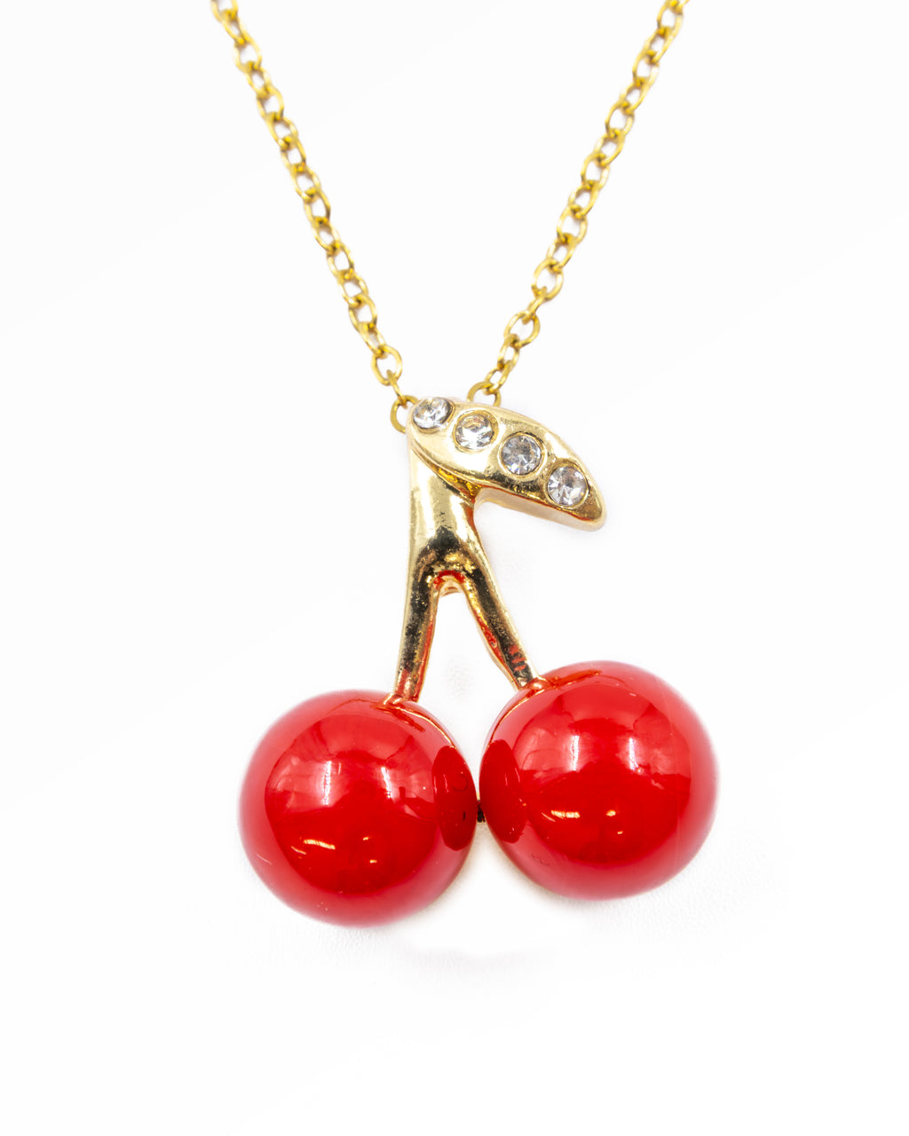 Collar de Cereza - M20 Oro Laminado