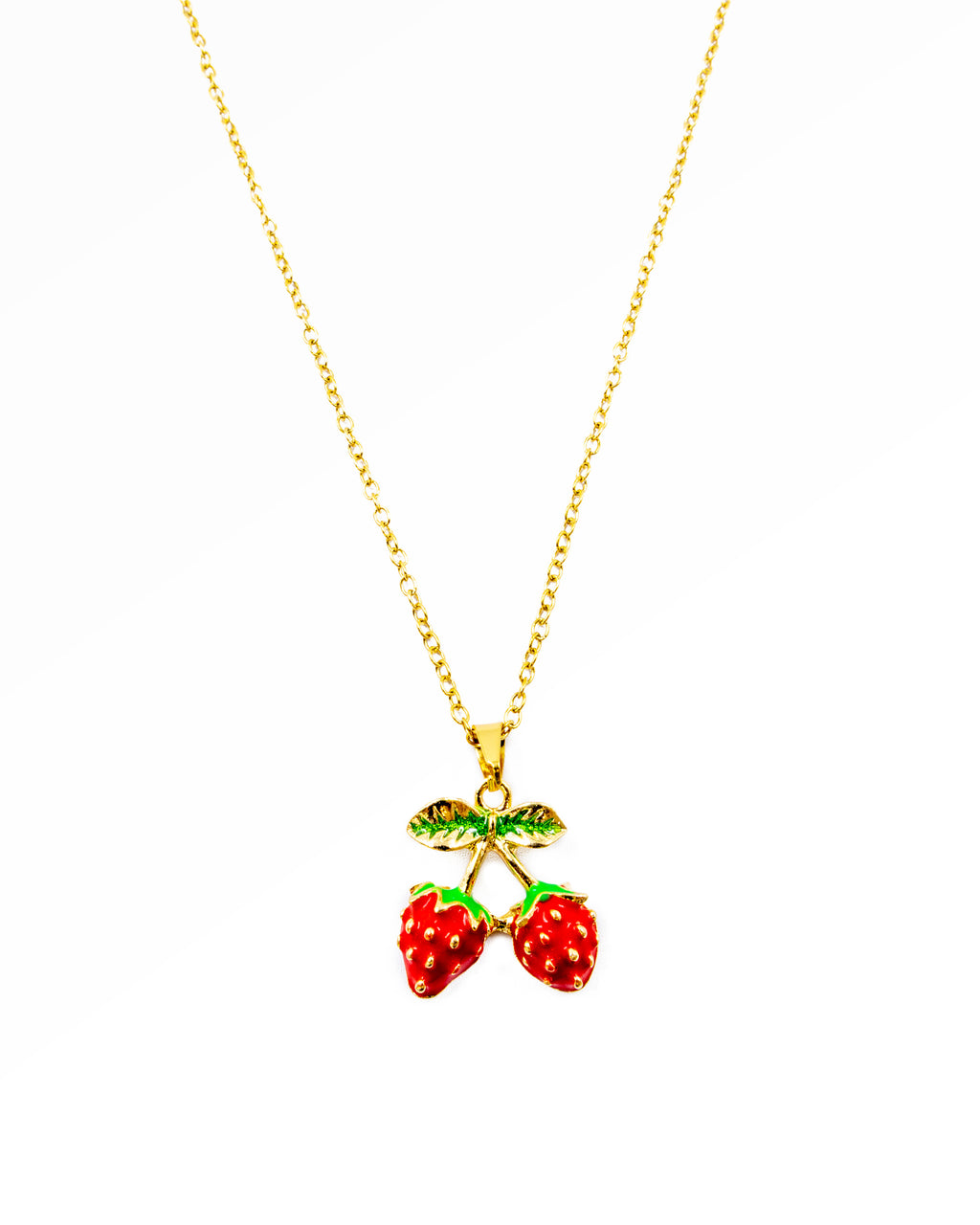 Collar de Fresa - M19 Oro Laminado