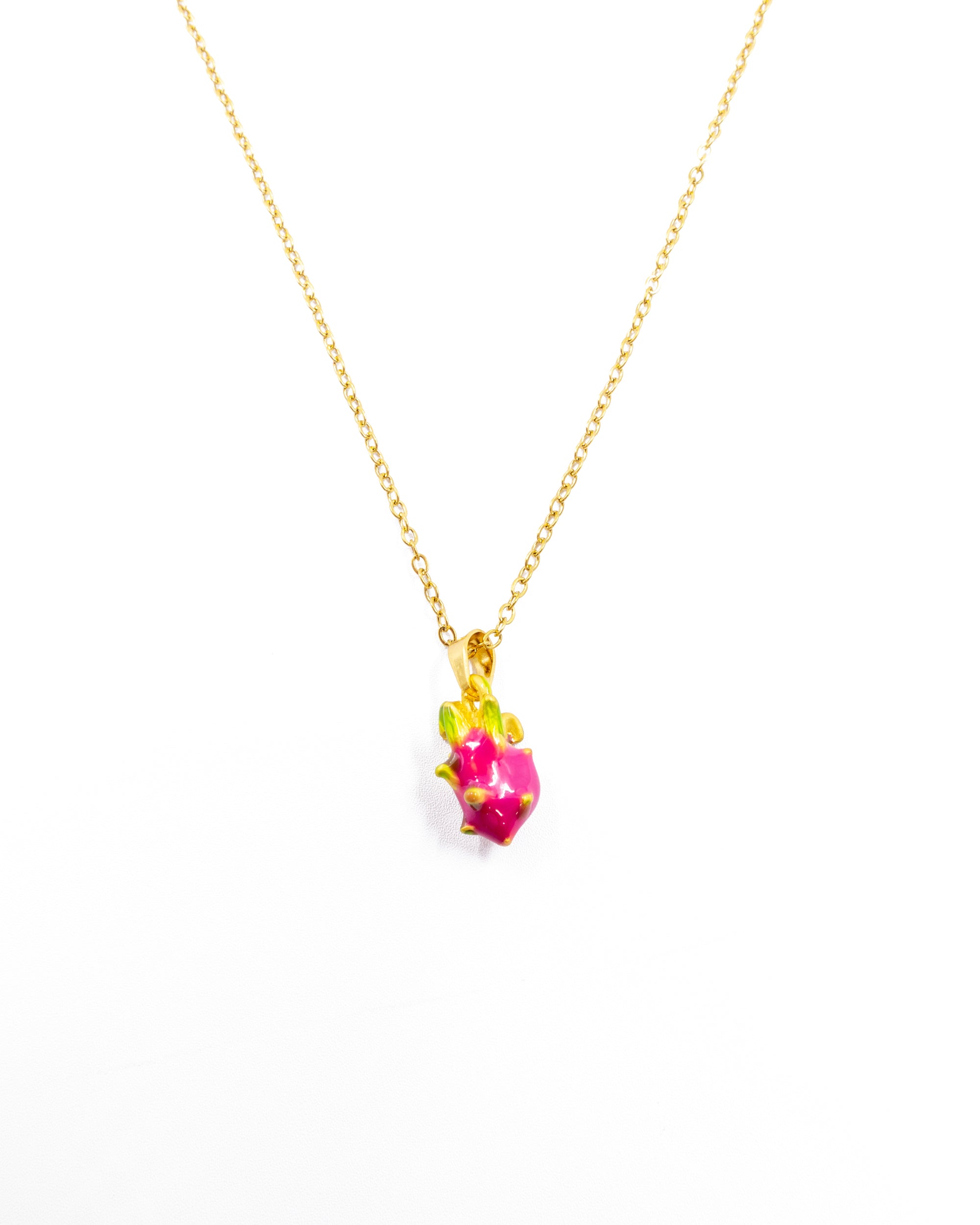 Collar de Fruta de Dragon - M23 Oro Laminado