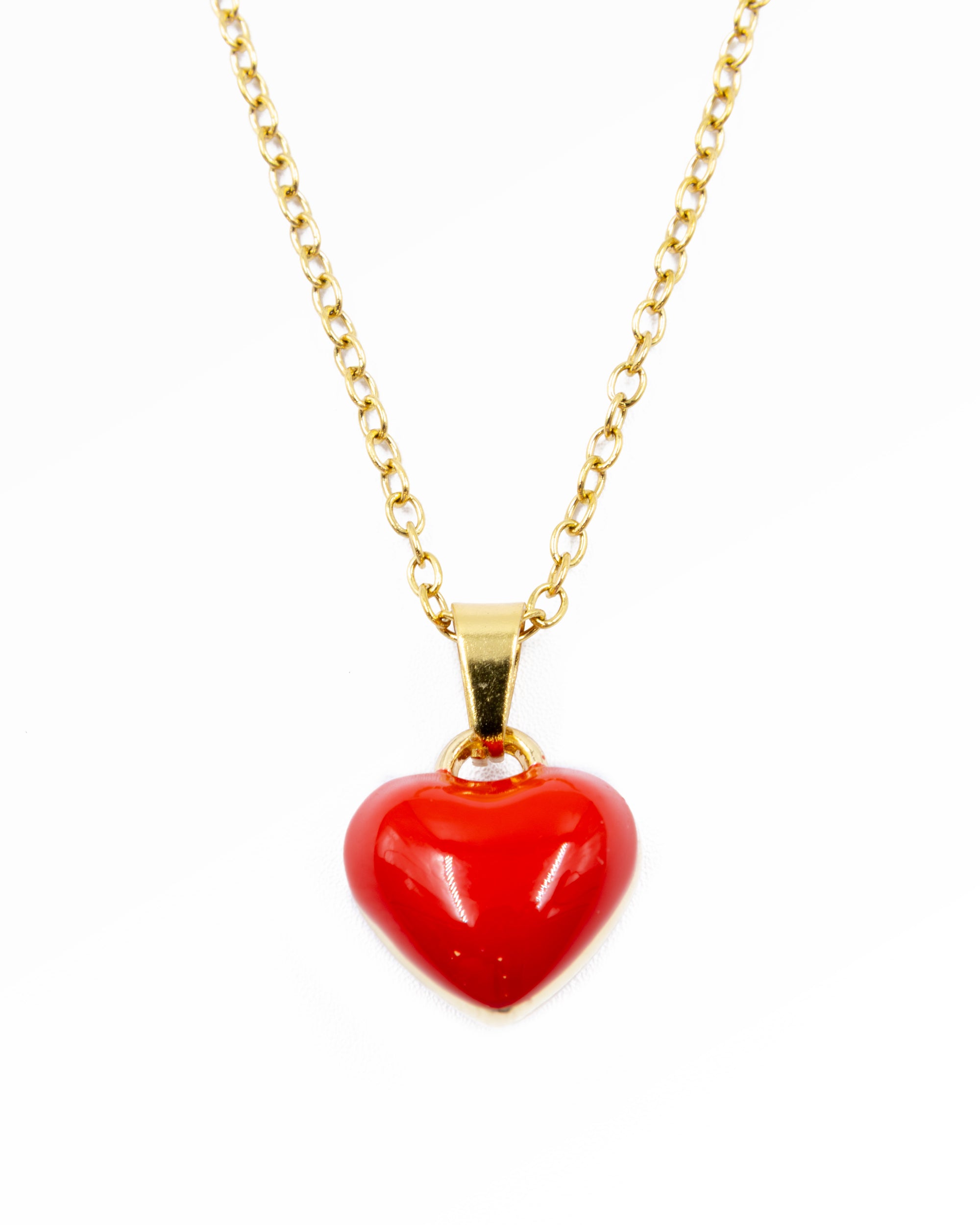 Collar de Corazon - M13 Oro Laminado