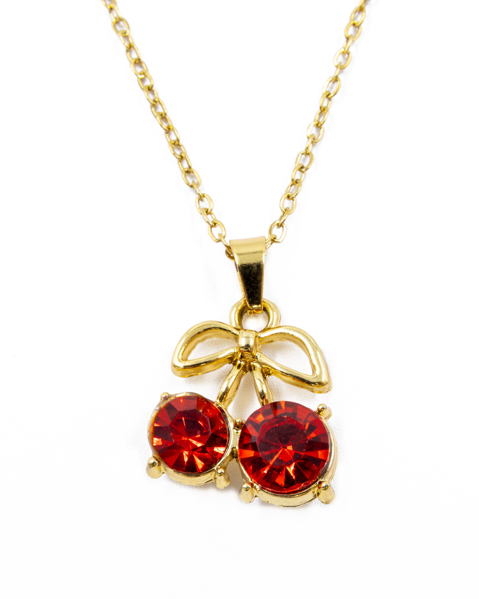 Collar de Cereza - M7 Oro Laminado