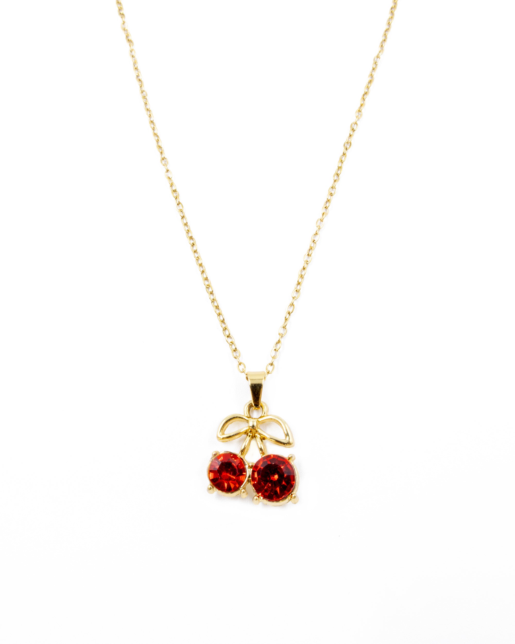 Collar de Cereza - M7 Oro Laminado