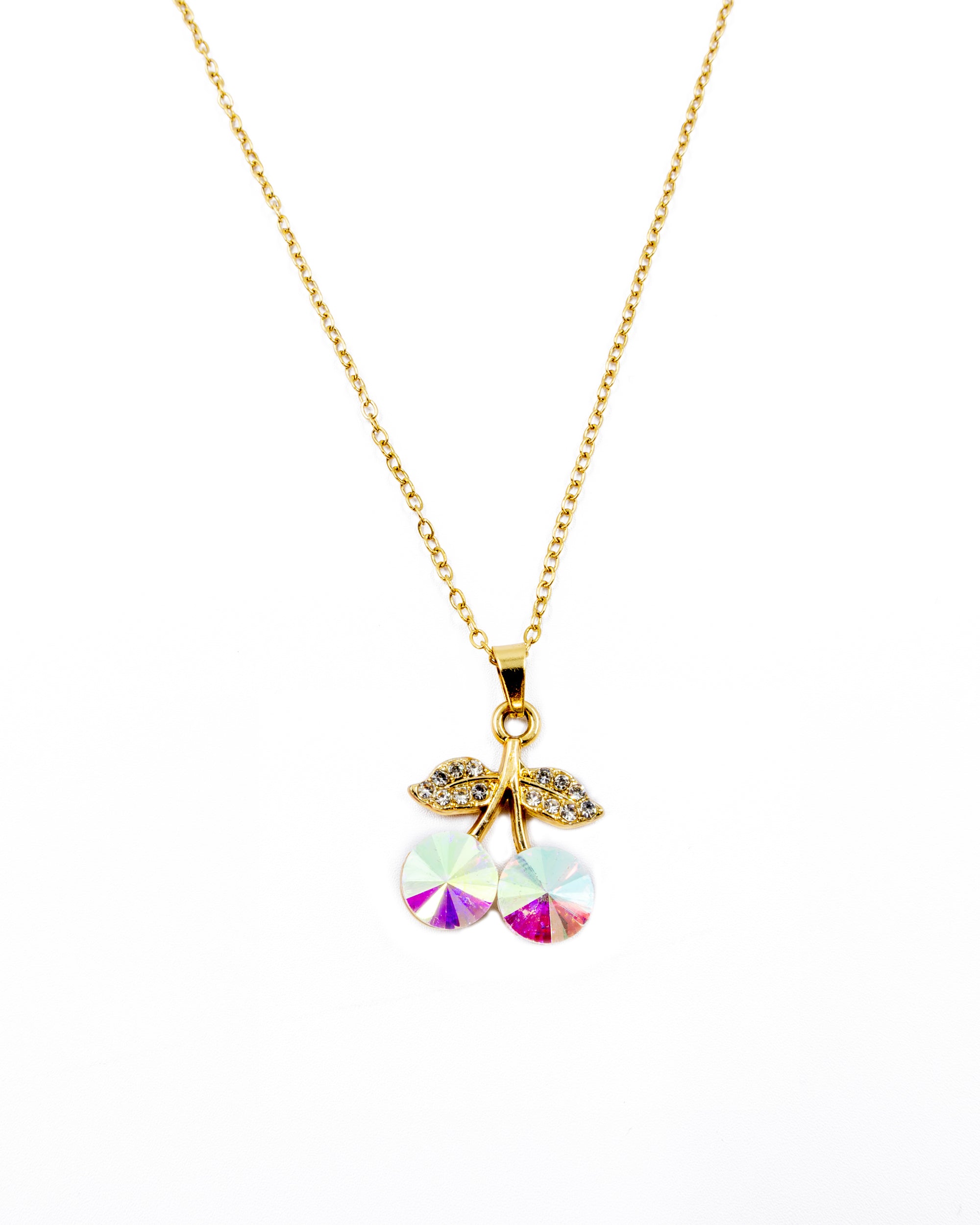 Collar de Cereza - M6 Oro Laminado
