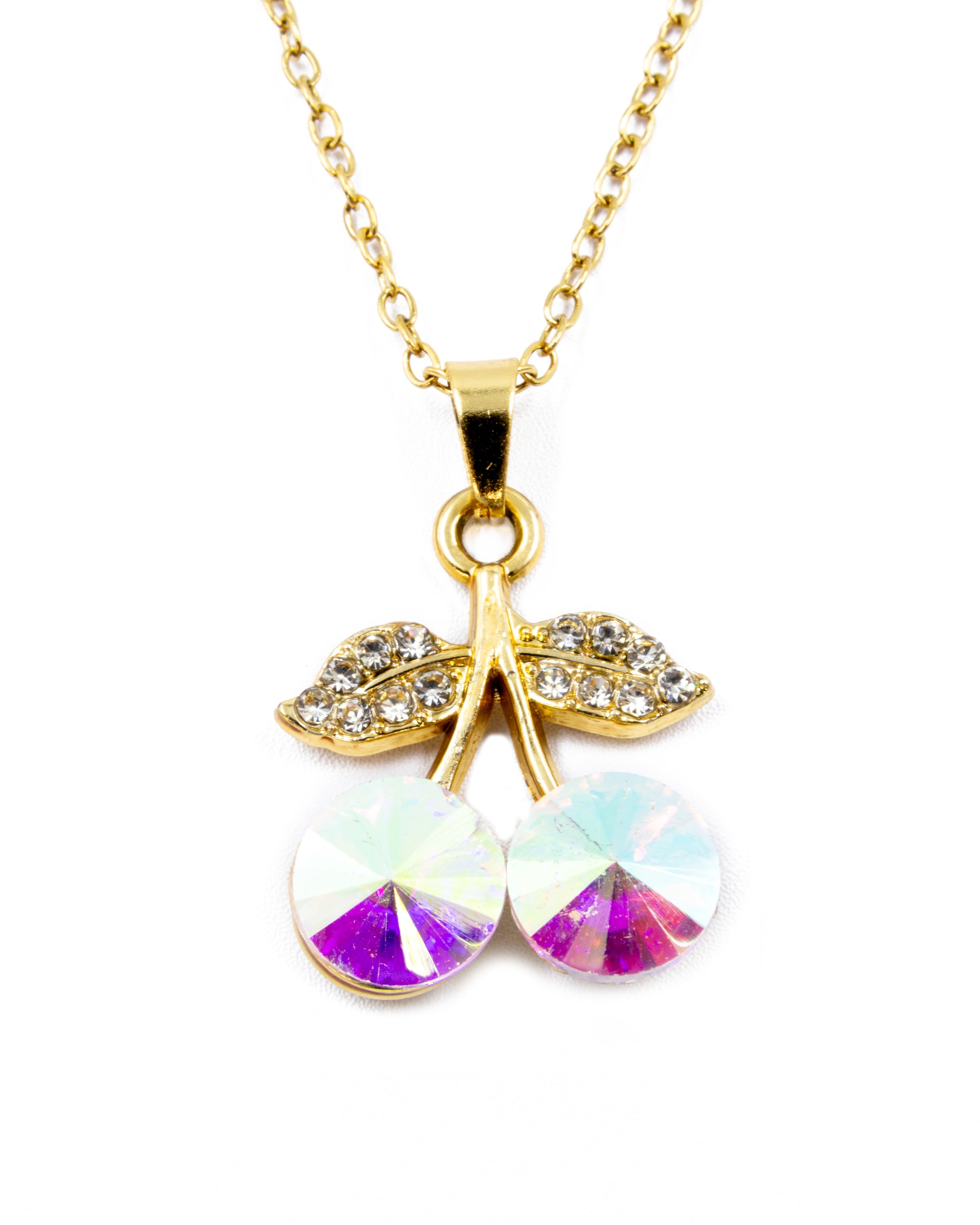 Collar de Cereza - M6 Oro Laminado