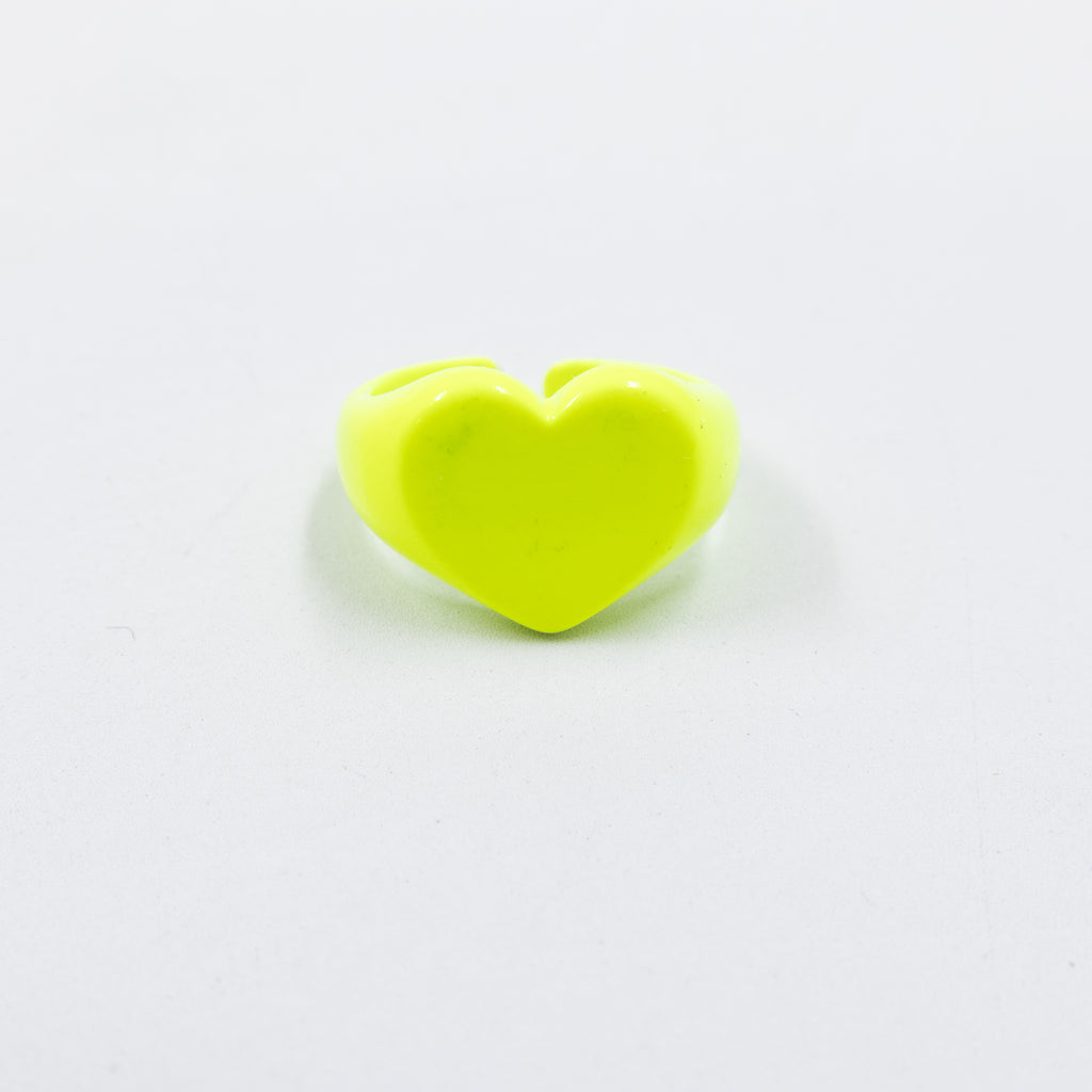 Anillo Ajustable de Corazón M1 Oro Laminado