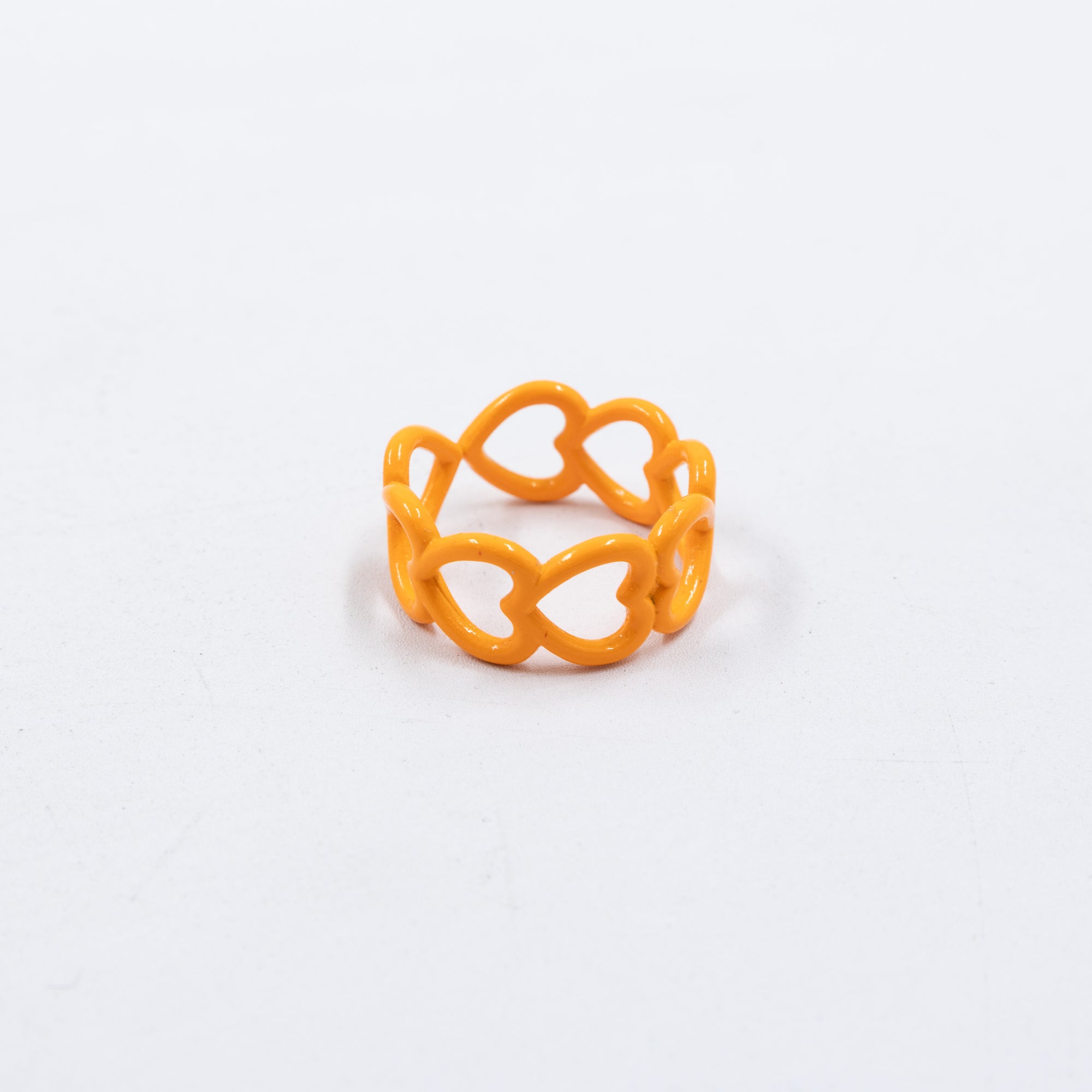Anillo Ajustable de corazones M2 Oro Laminado