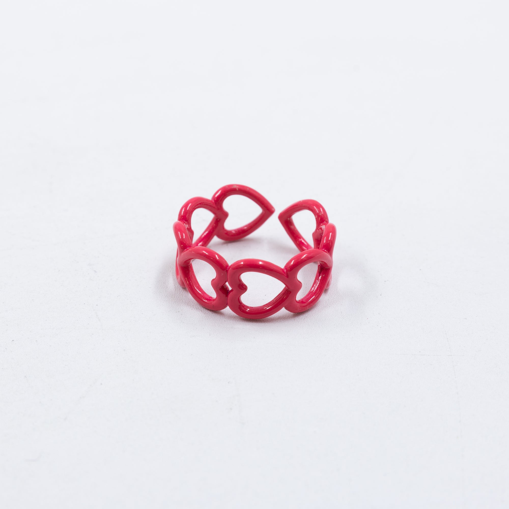 Anillo Ajustable de corazones M2 Oro Laminado