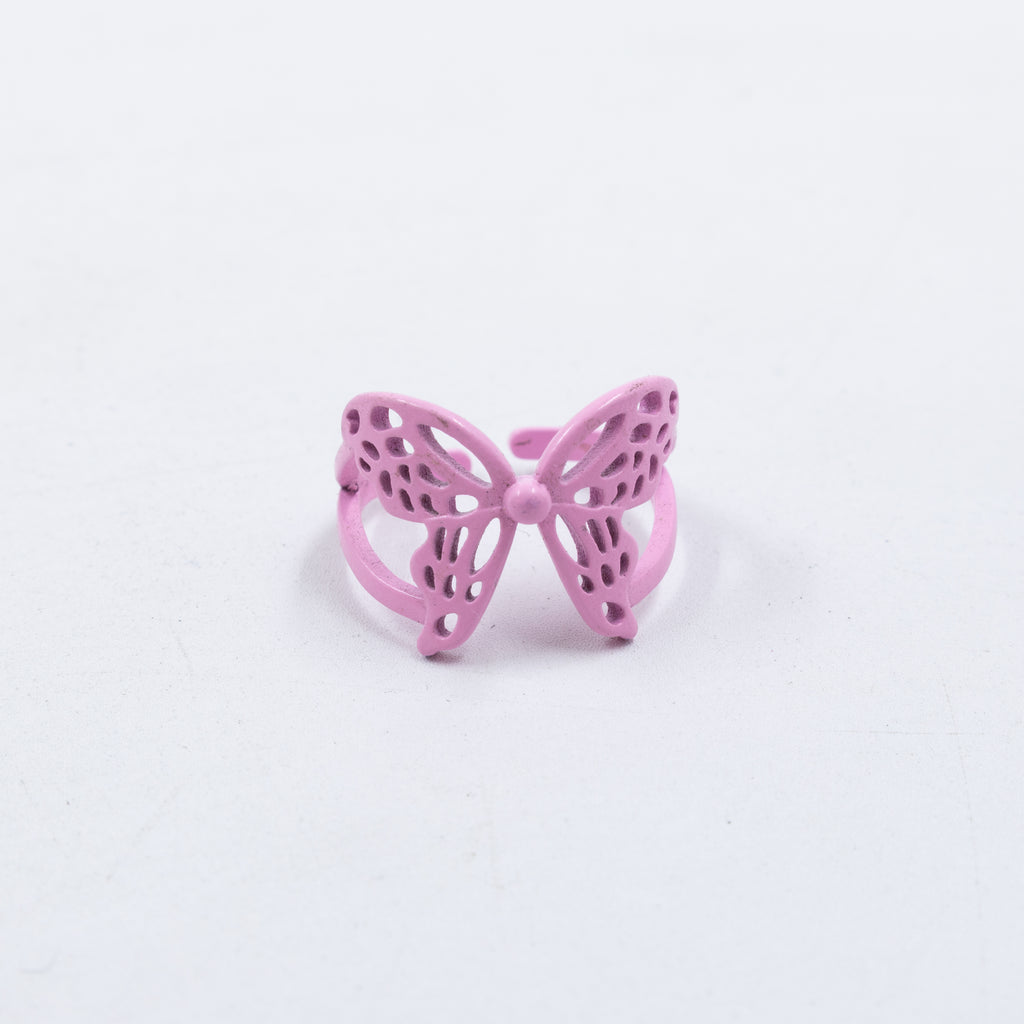 Anillo Ajustable de Mariposa M4 Oro Laminado