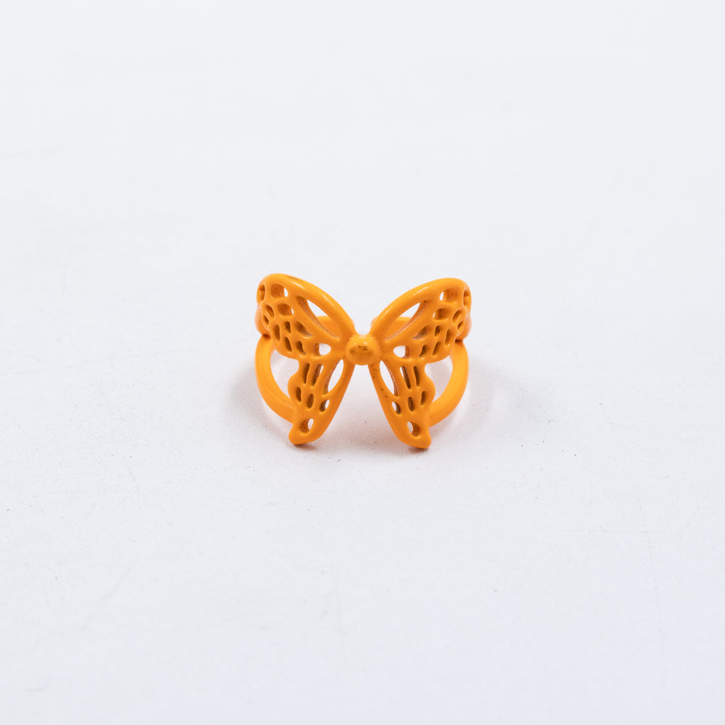 Anillo Ajustable de Mariposa M4 Oro Laminado
