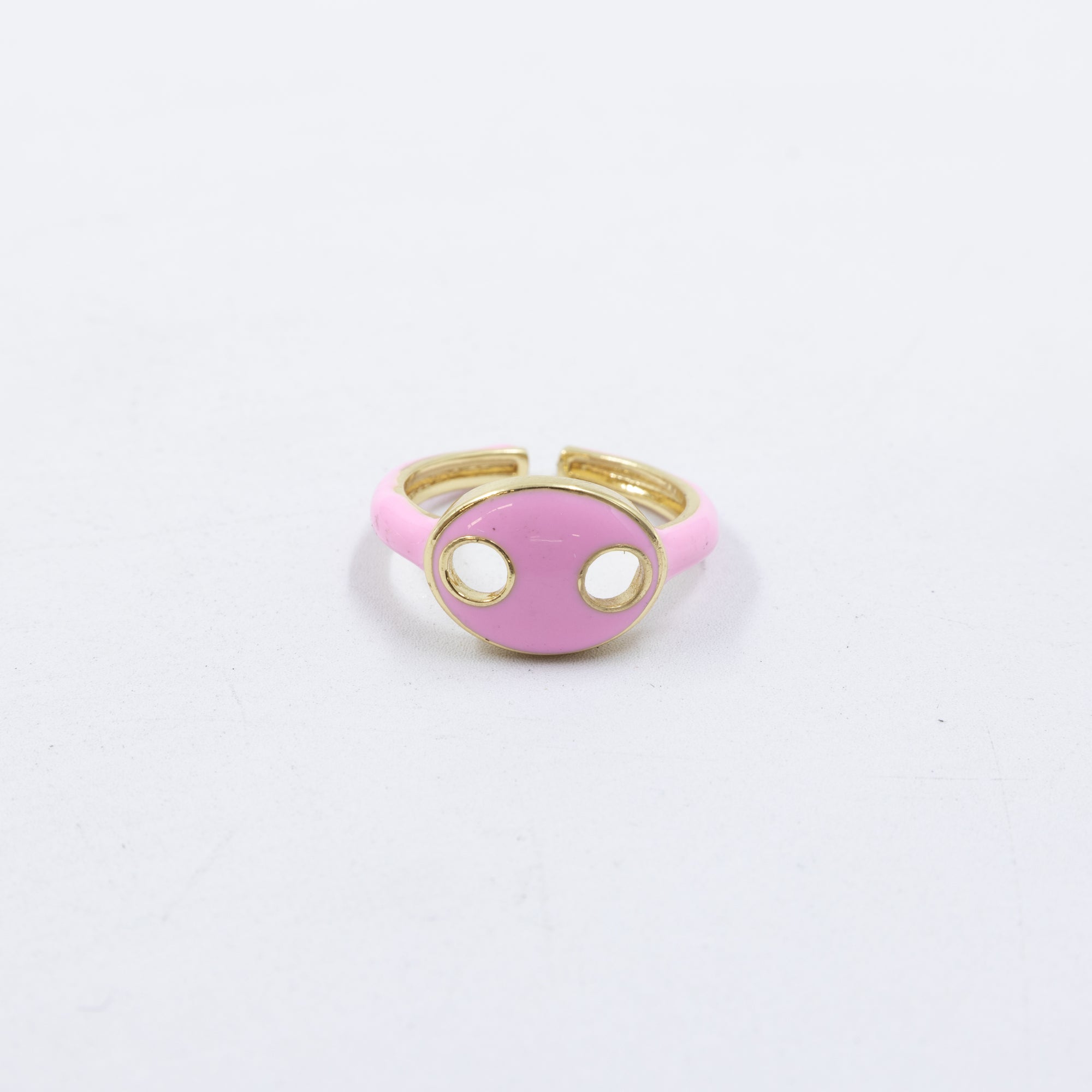 Anillo Ajustable de colores M10 Oro Laminado