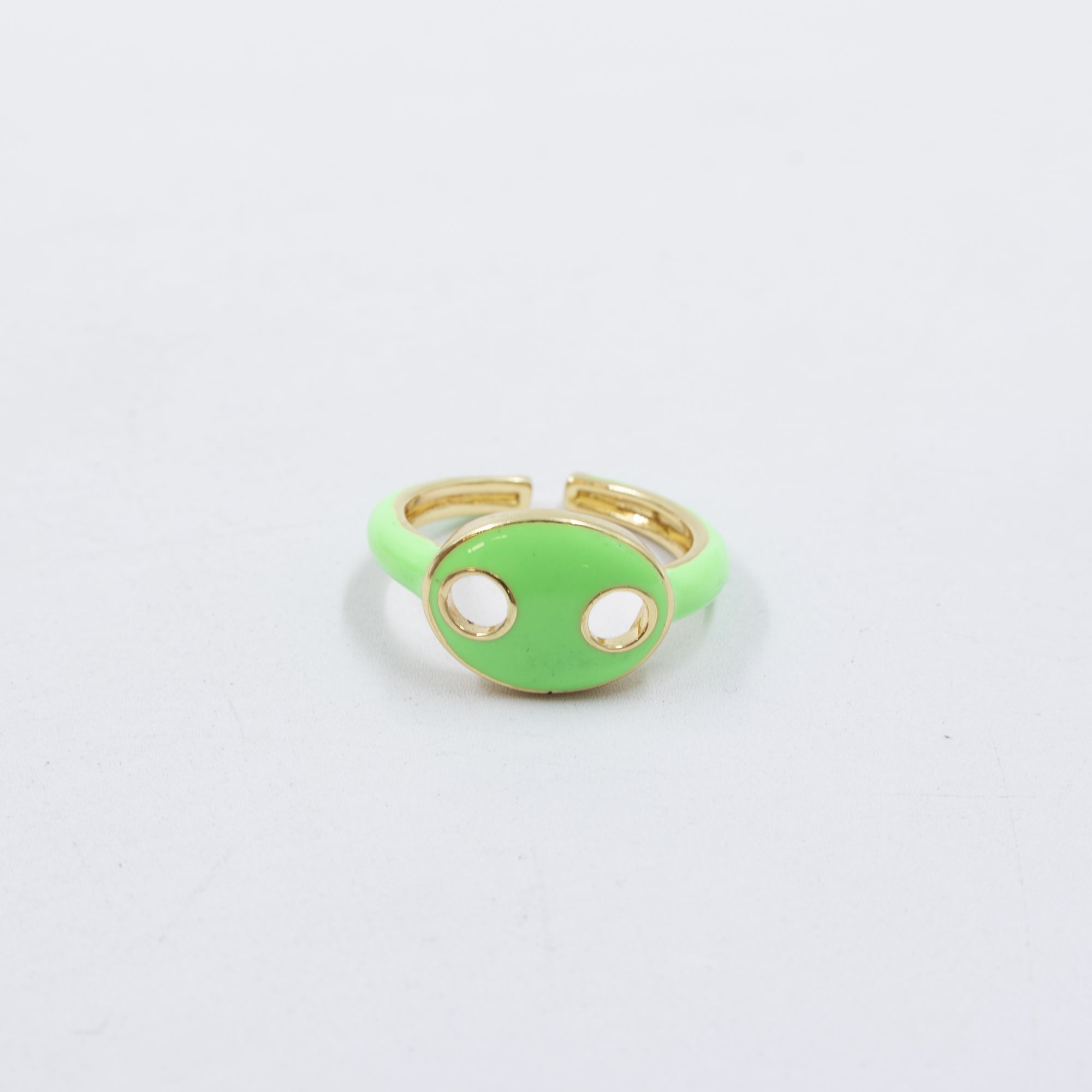 Anillo Ajustable de colores M10 Oro Laminado