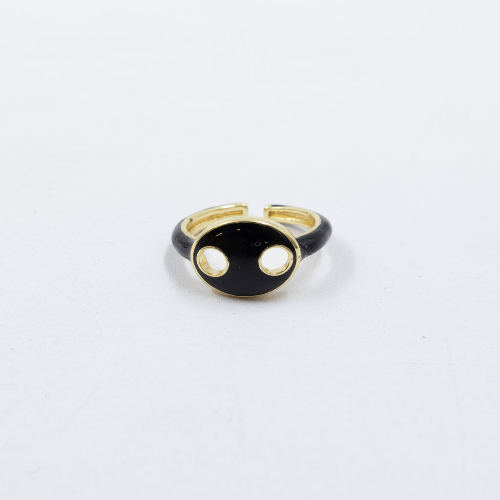 Anillo Ajustable de colores M10 Oro Laminado