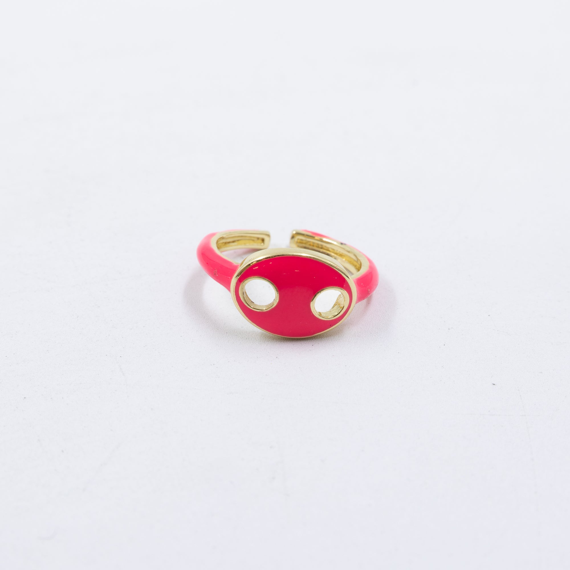 Anillo Ajustable de colores M10 Oro Laminado