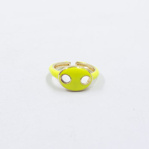 Anillo Ajustable de colores M10 Oro Laminado