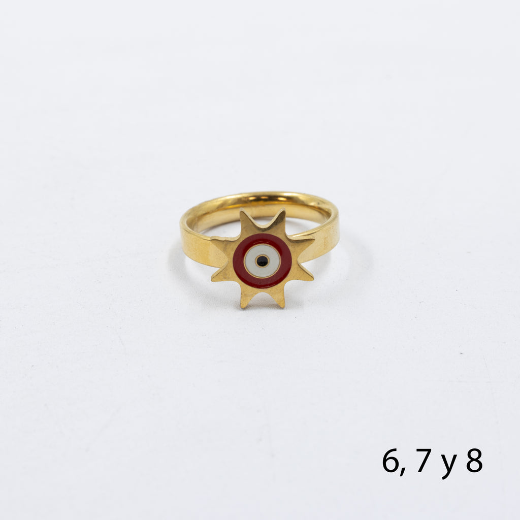 Anillo Dorado M15 Oro Laminado