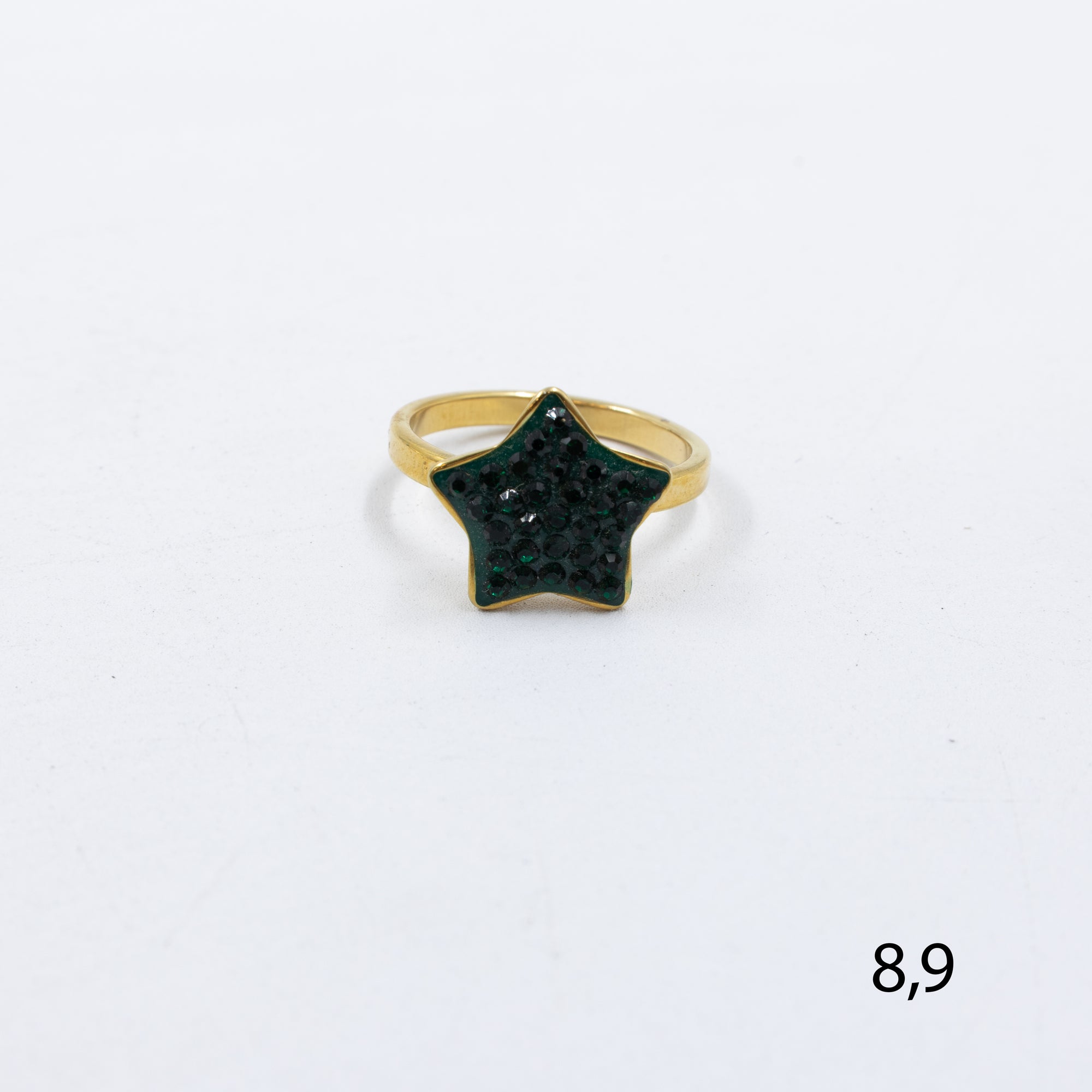 Anillo Dorado de Estrella M23 Oro Laminado
