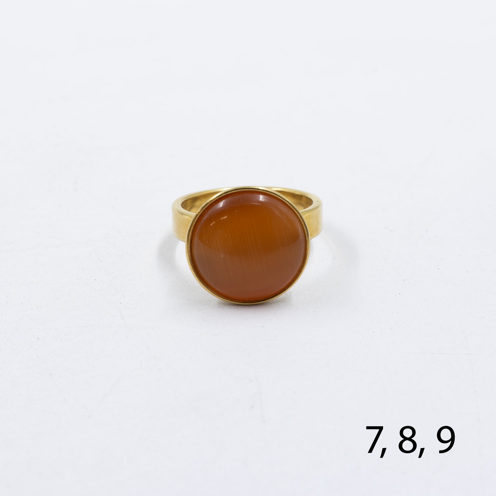 Anillo Dorado M33 Oro Laminado