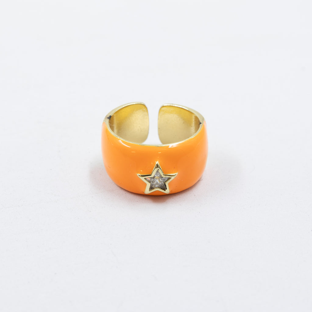 Anillo Dorado Ajustable M36 Oro Laminado