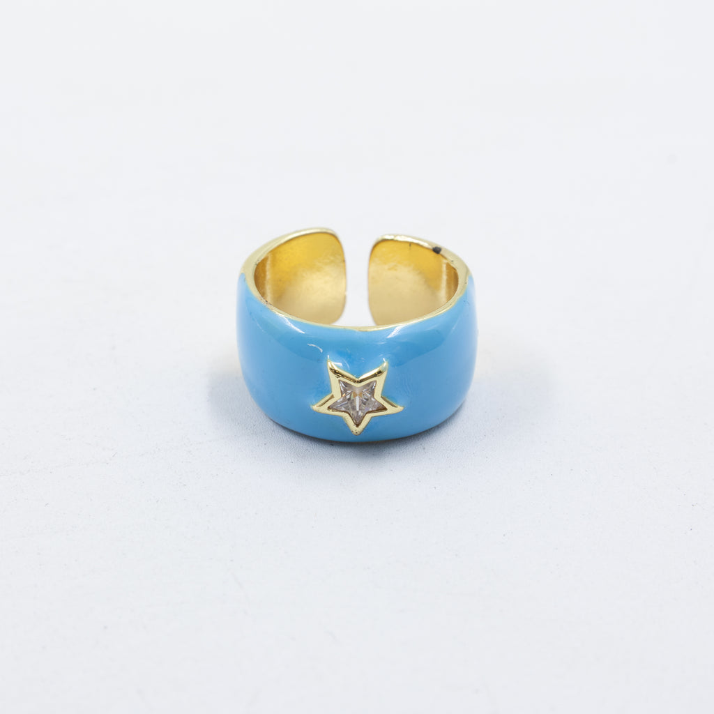 Anillo Dorado Ajustable M36 Oro Laminado