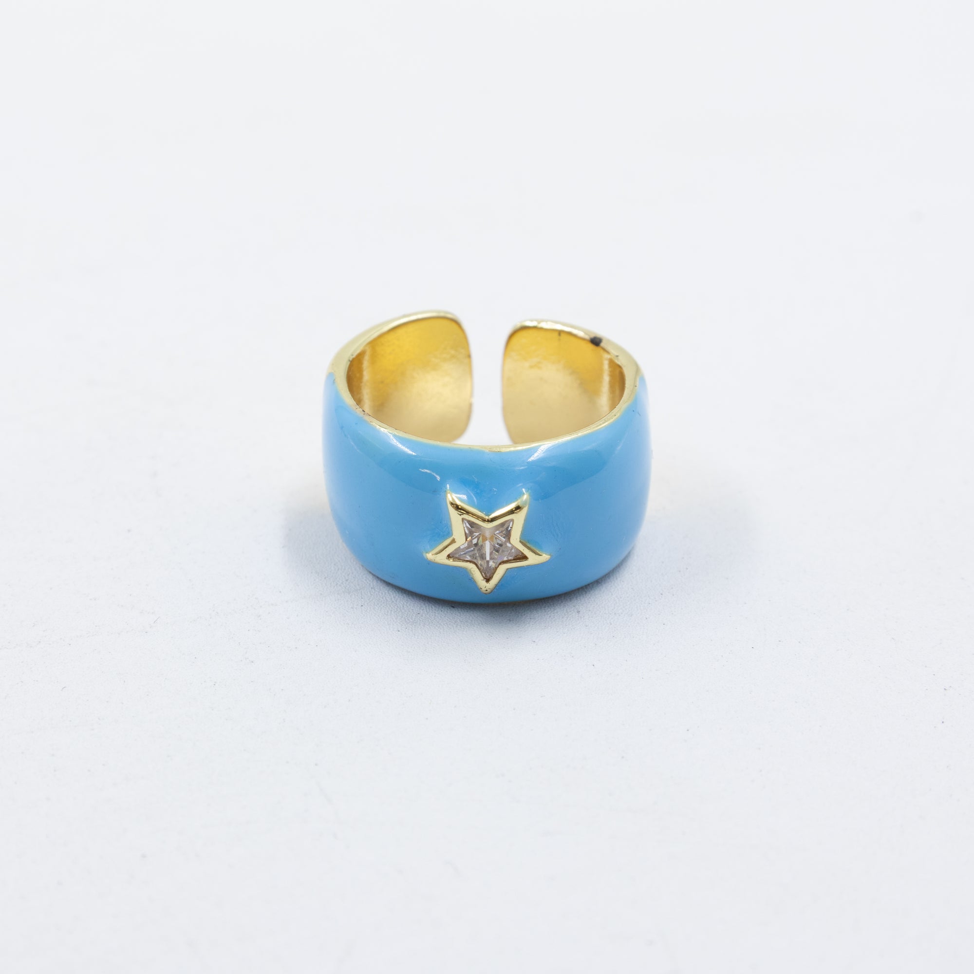 Anillo Dorado Ajustable M36 Oro Laminado