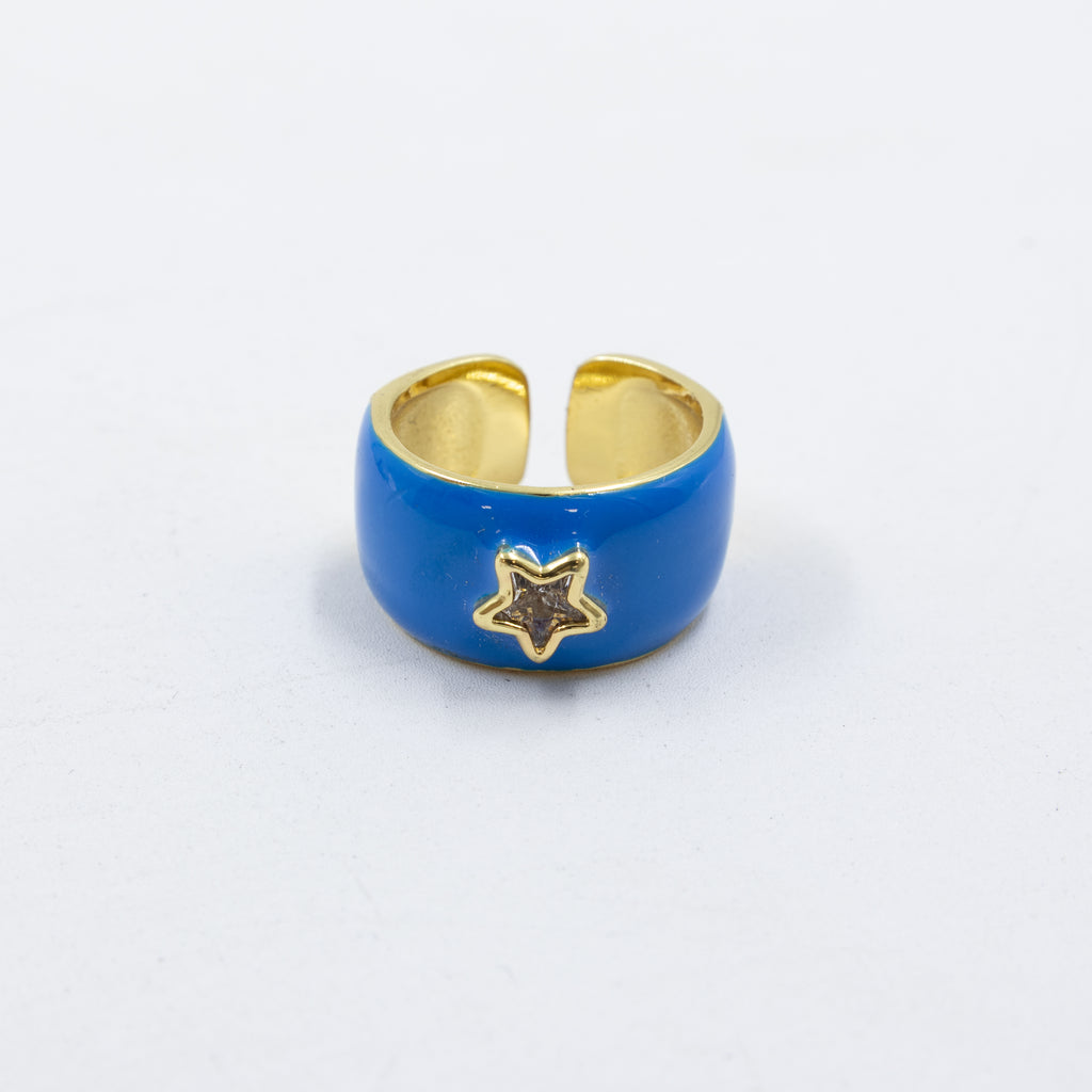 Anillo Dorado Ajustable M36 Oro Laminado