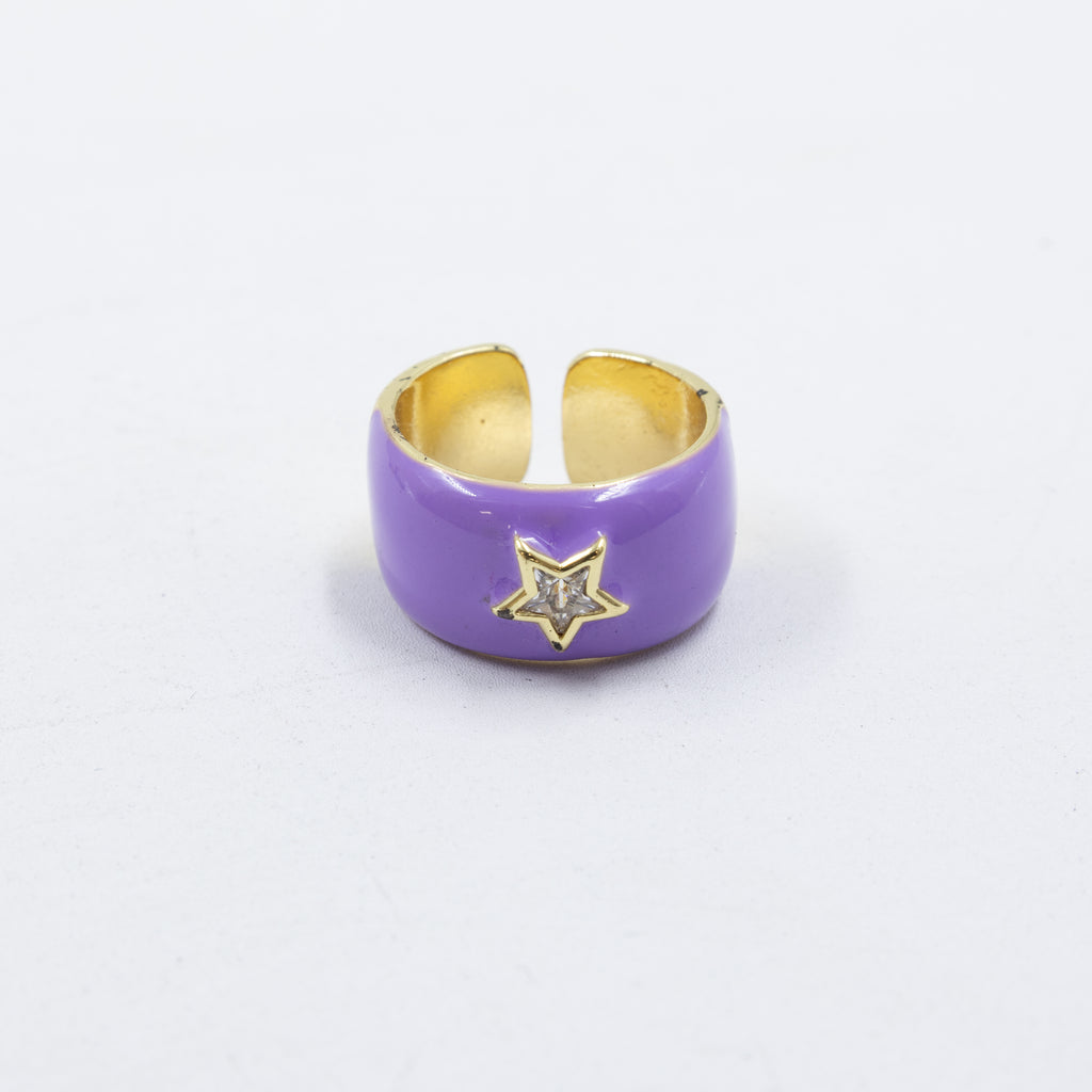 Anillo Dorado Ajustable M36 Oro Laminado