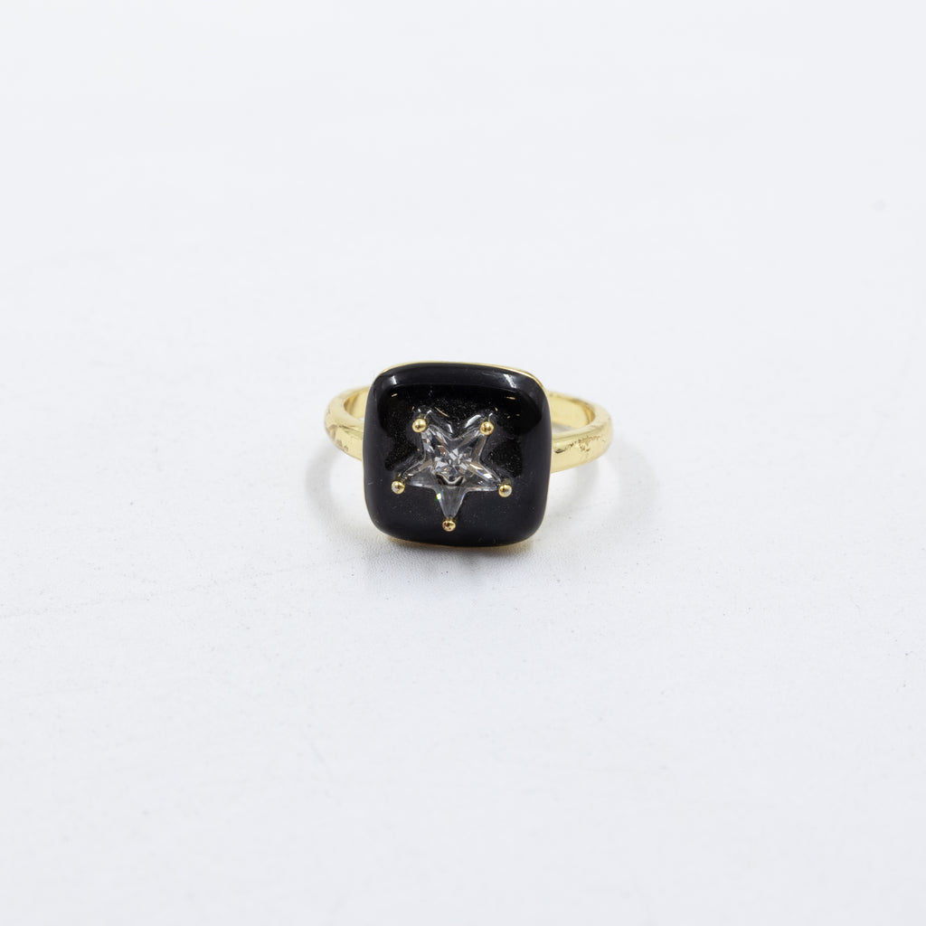 Anillo Dorado Ajustable M37 Oro Laminado