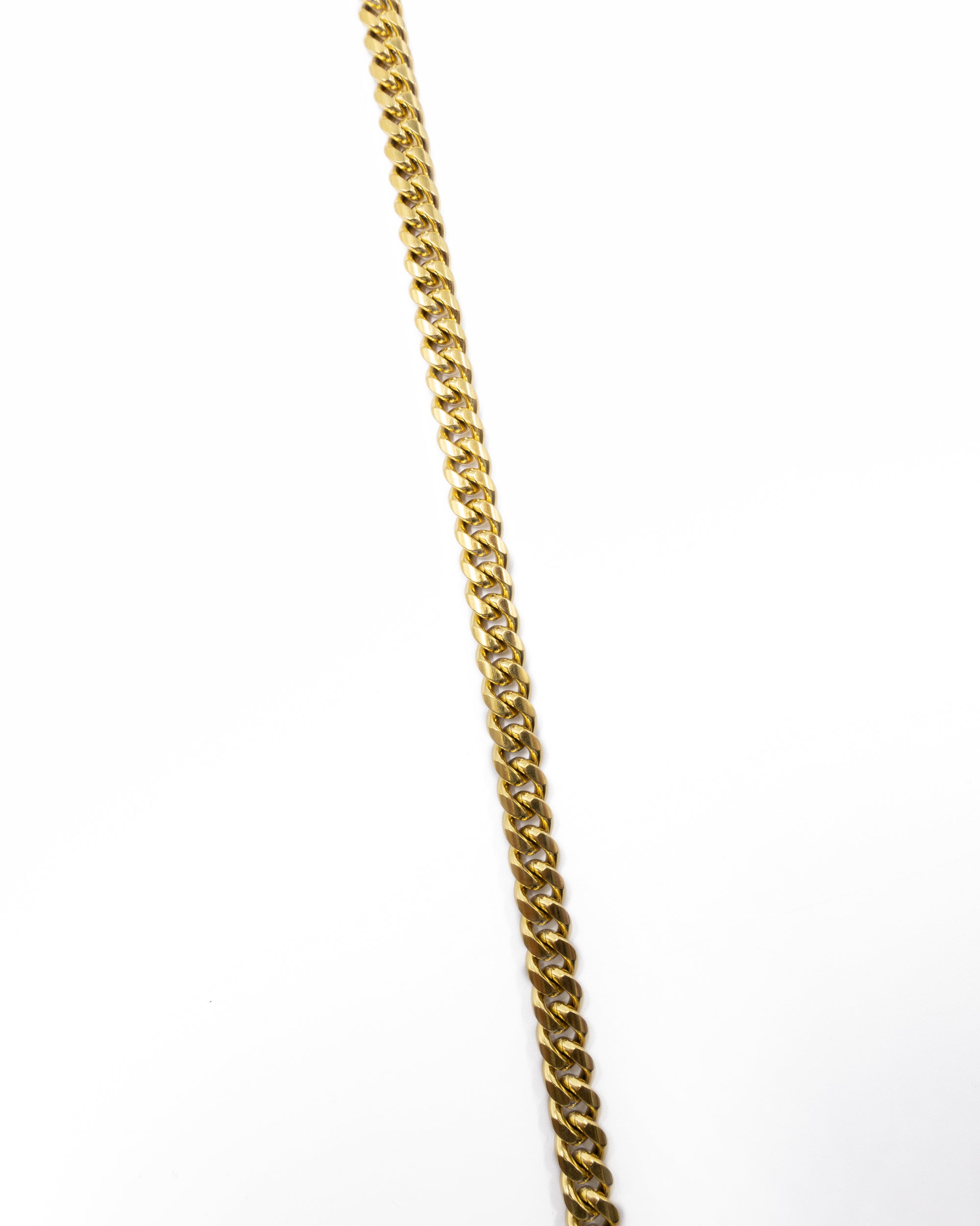 Cadena Larga de Eslabones Dorada - M37 Acero Inoxidable